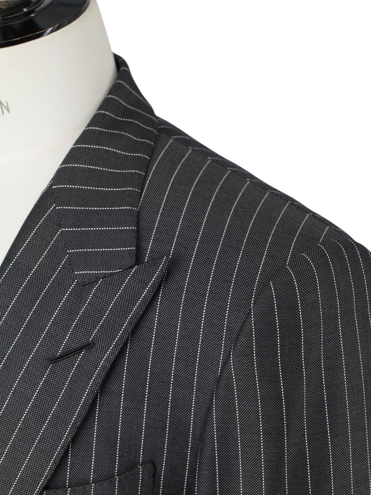 Tom Ford Grey Silk & Wool Pinstripe Windsor Suit