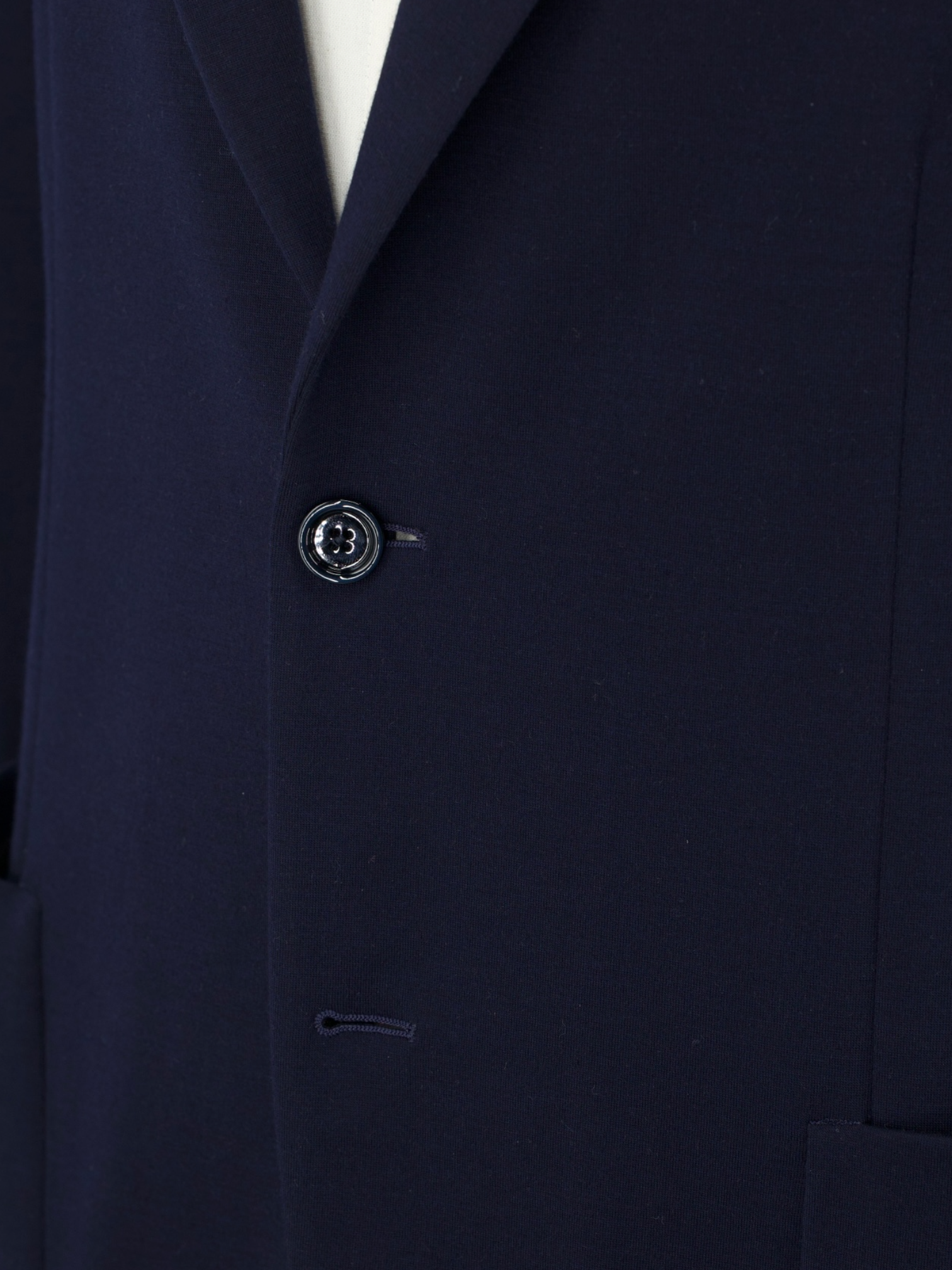 Lardini Navy Super 170's "Wish" & Stretch Knitted Jacket