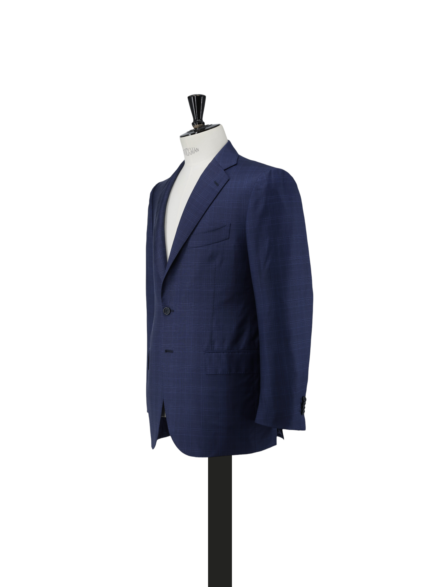 Cesare Attolini Royal Blue Super 170's & Silk Windowpane Wedding Suit