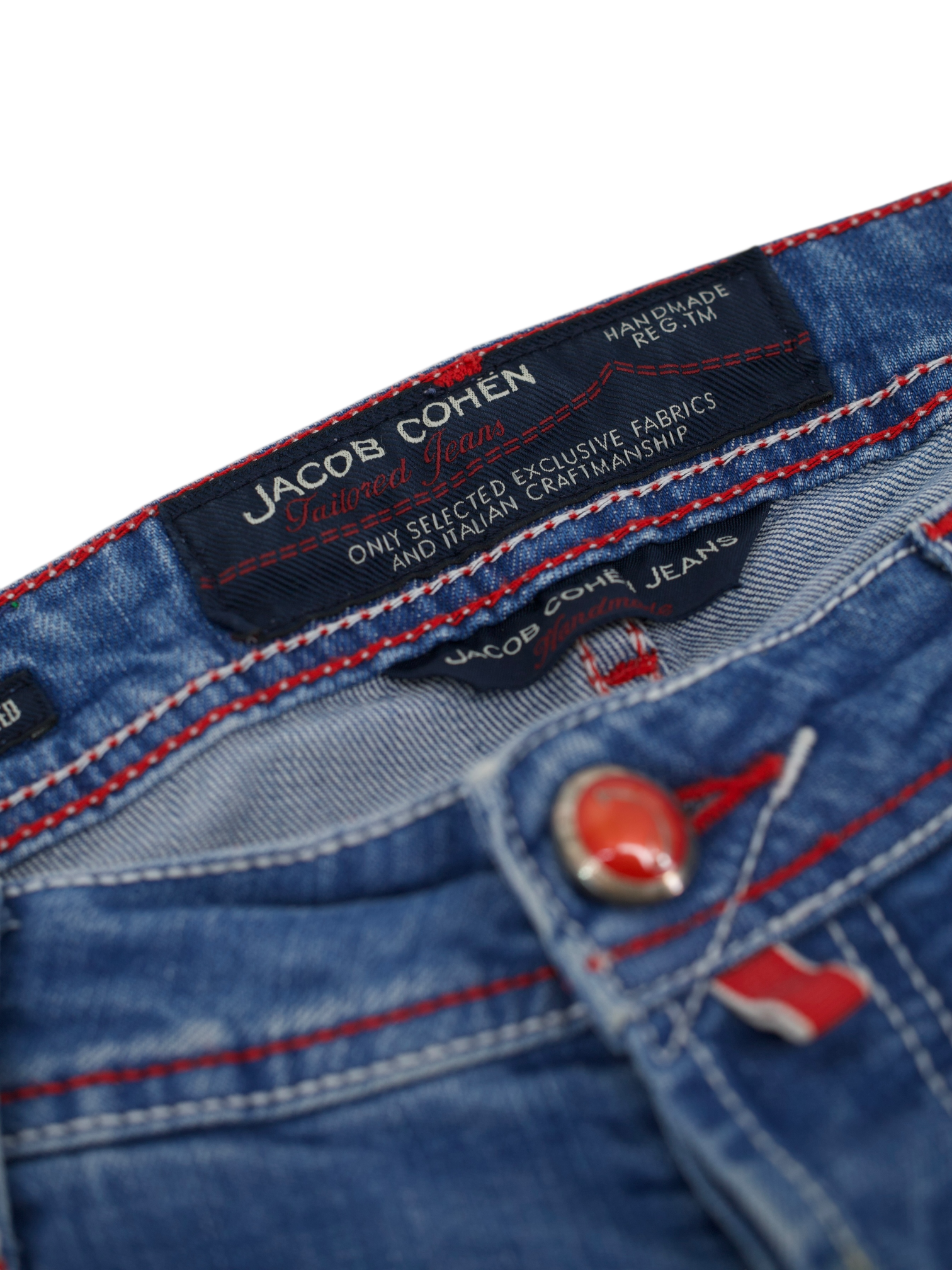 Jacob Cohen Light Blue Cotton-Stretch 622 Jeans