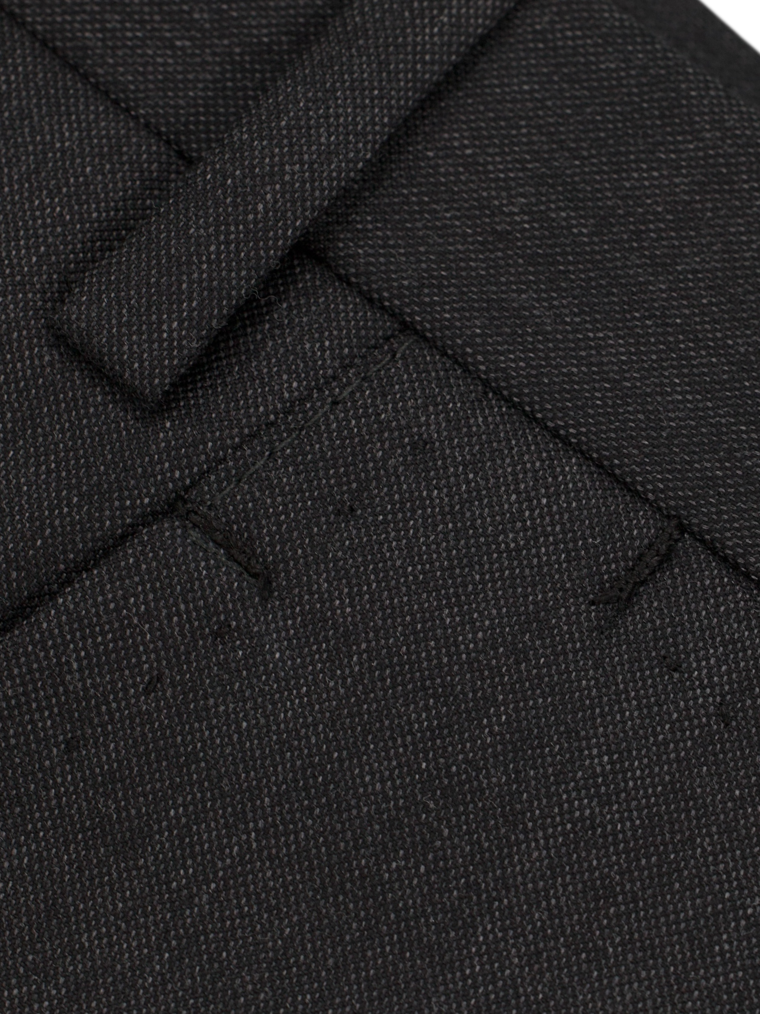 Kiton Anthracite Fine-Wool Twill Trousers