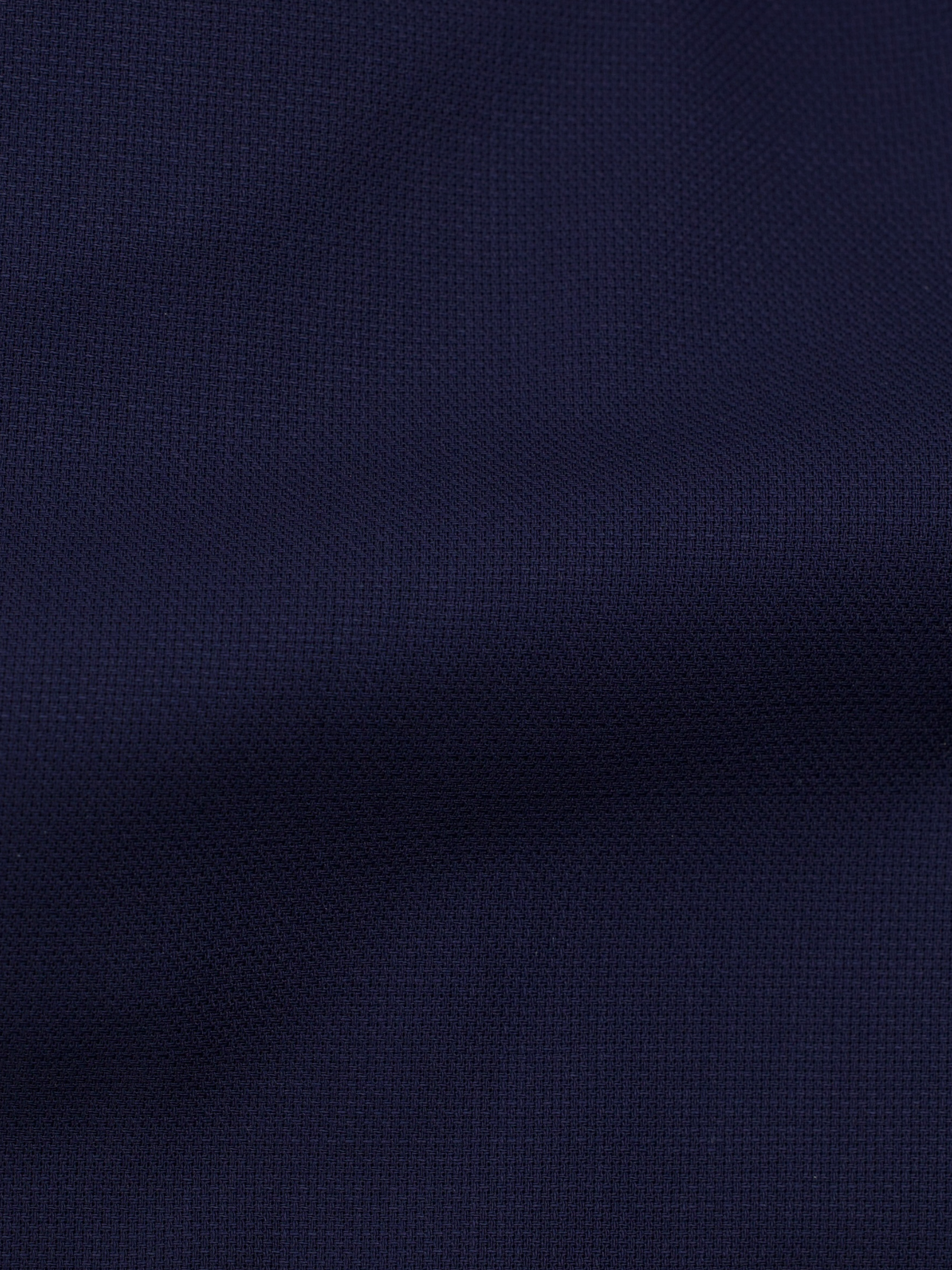 Canali Marine Blue Pure Water-Resistant Wool Basket-Weave Jacket