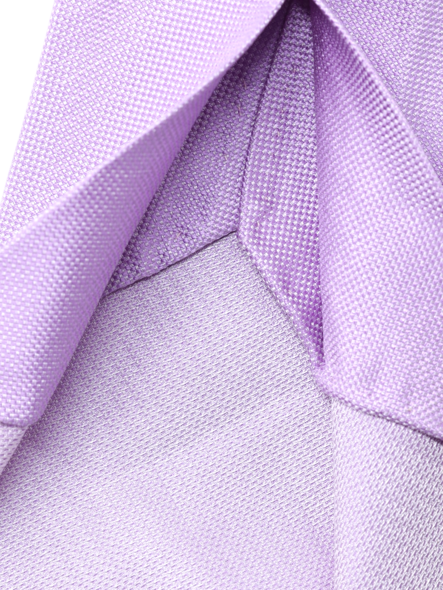 Kiton 5-Fold Lavender Purple Silk Untipped & Handrolled Tie