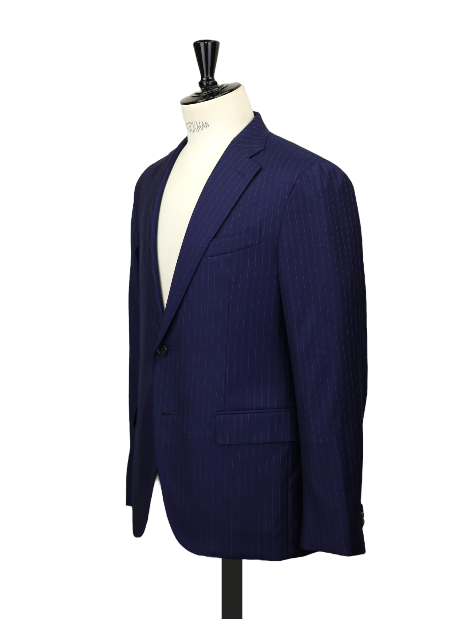 Caruso Dark Blue Super 150's "Australis" Pinstripe Boheme Suit + Extra Trousers