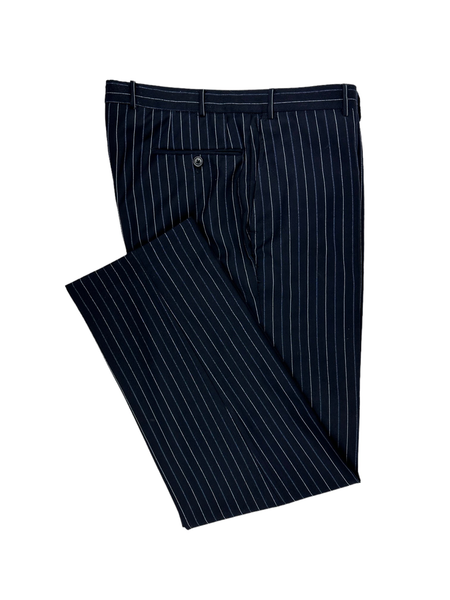 Corneliani Navy Super 110's Pinstripe Suit