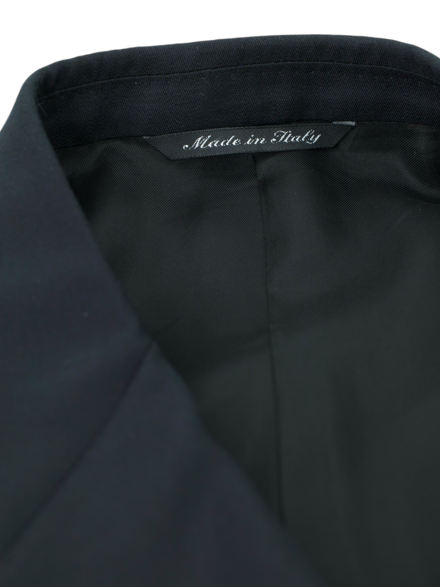 Canali Black Super 120's Wool Plain Weave Jacket