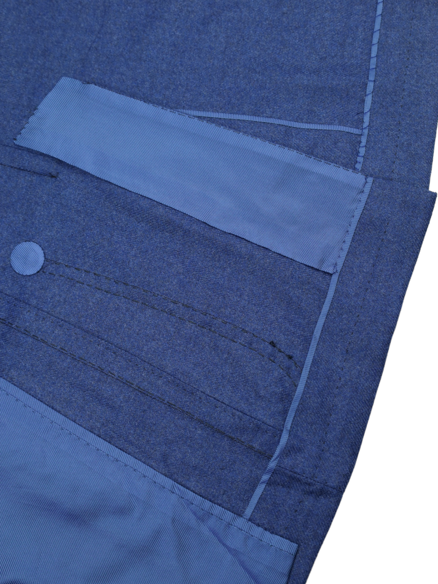 Cesare Attolini Royal Blue Wool & Cashmere Twill Jacket