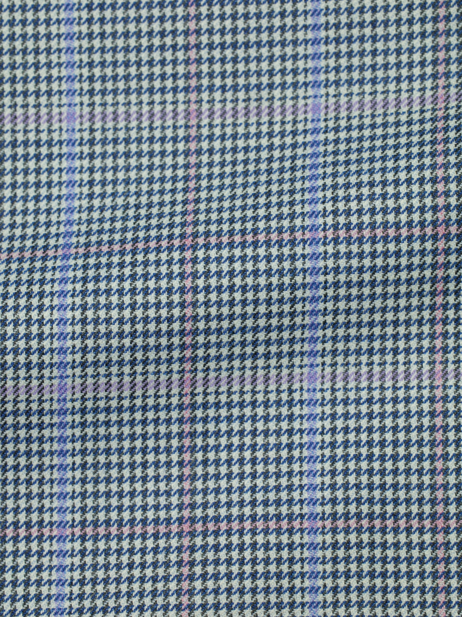 Brioni Blue & Pink Fine-Wool Overcheck Parlamento Jacket