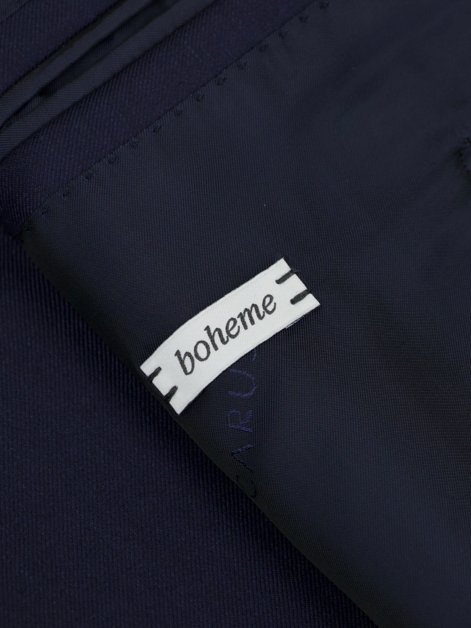 Caruso Navy Super 150's "Australis" Twill Boheme Suit + Extra Trousers