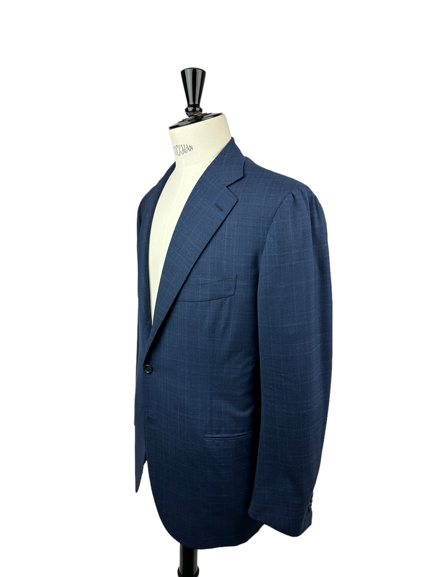 Cesare Attolini blauw Glenplaid Super 150-pak