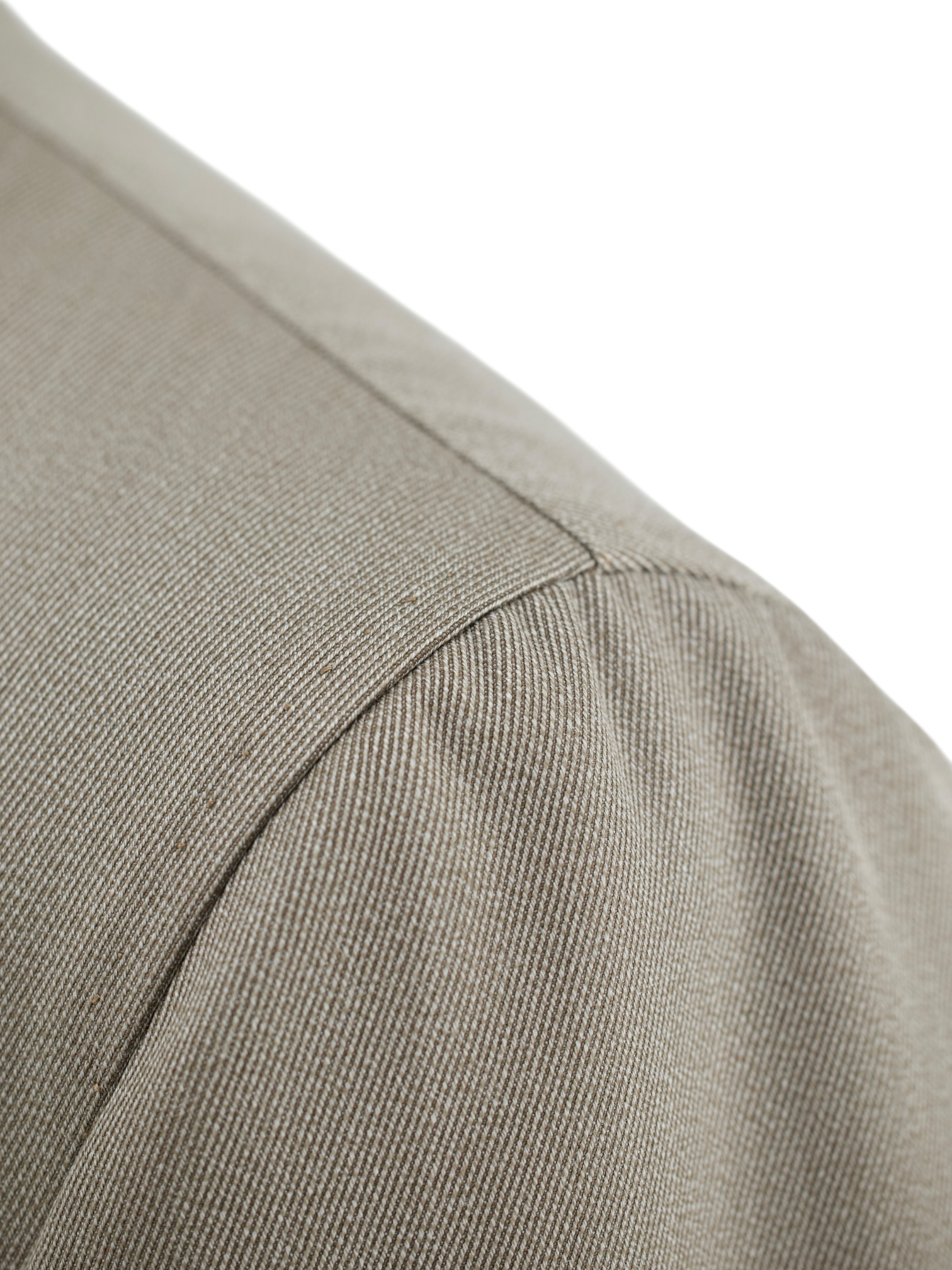 Orazio Luciano Light Brown Wool Herringbone Sartorial Carcoat