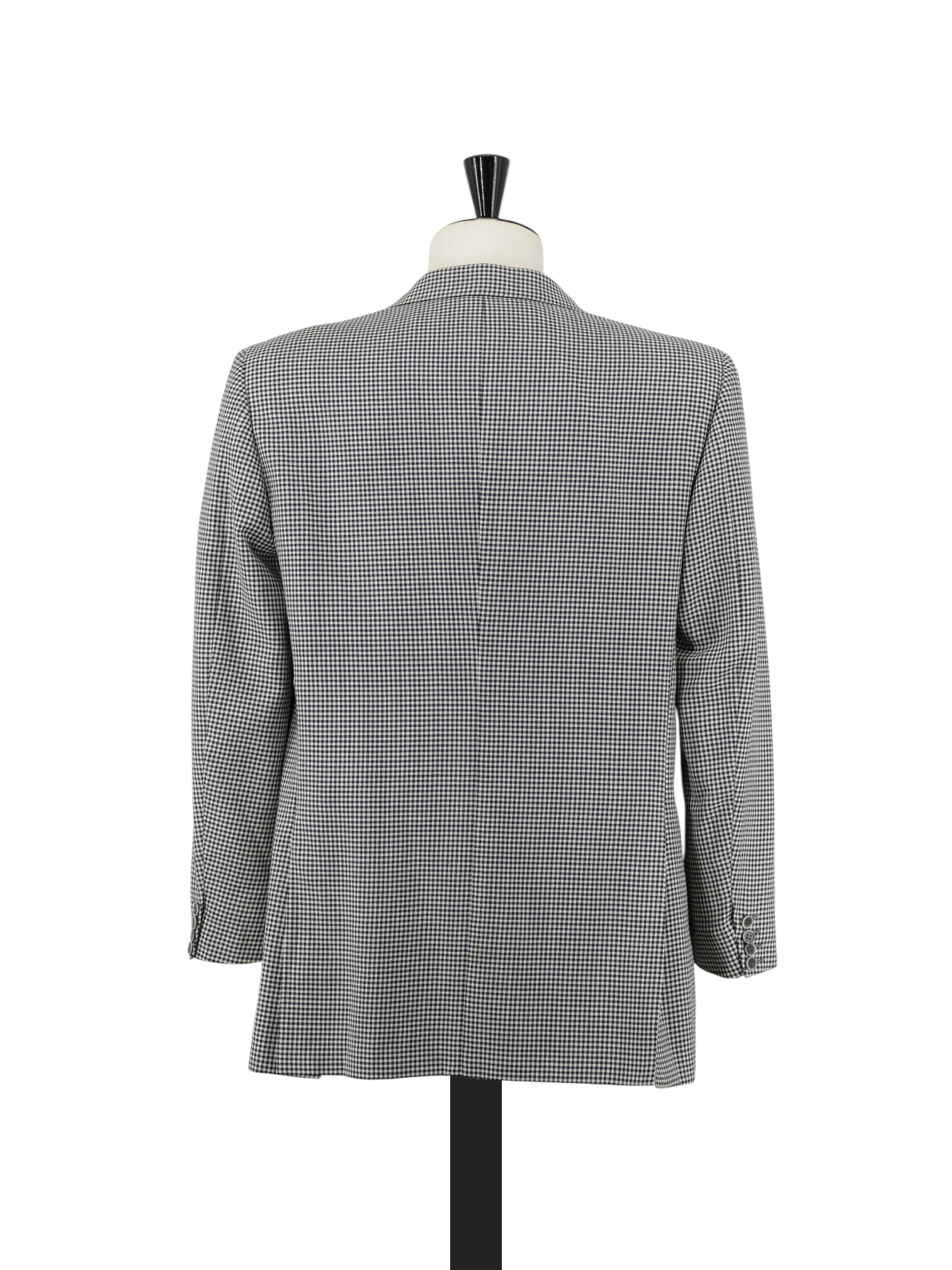 Brioni Vintage Navy Fine-Wool Pied de Poule Jacket