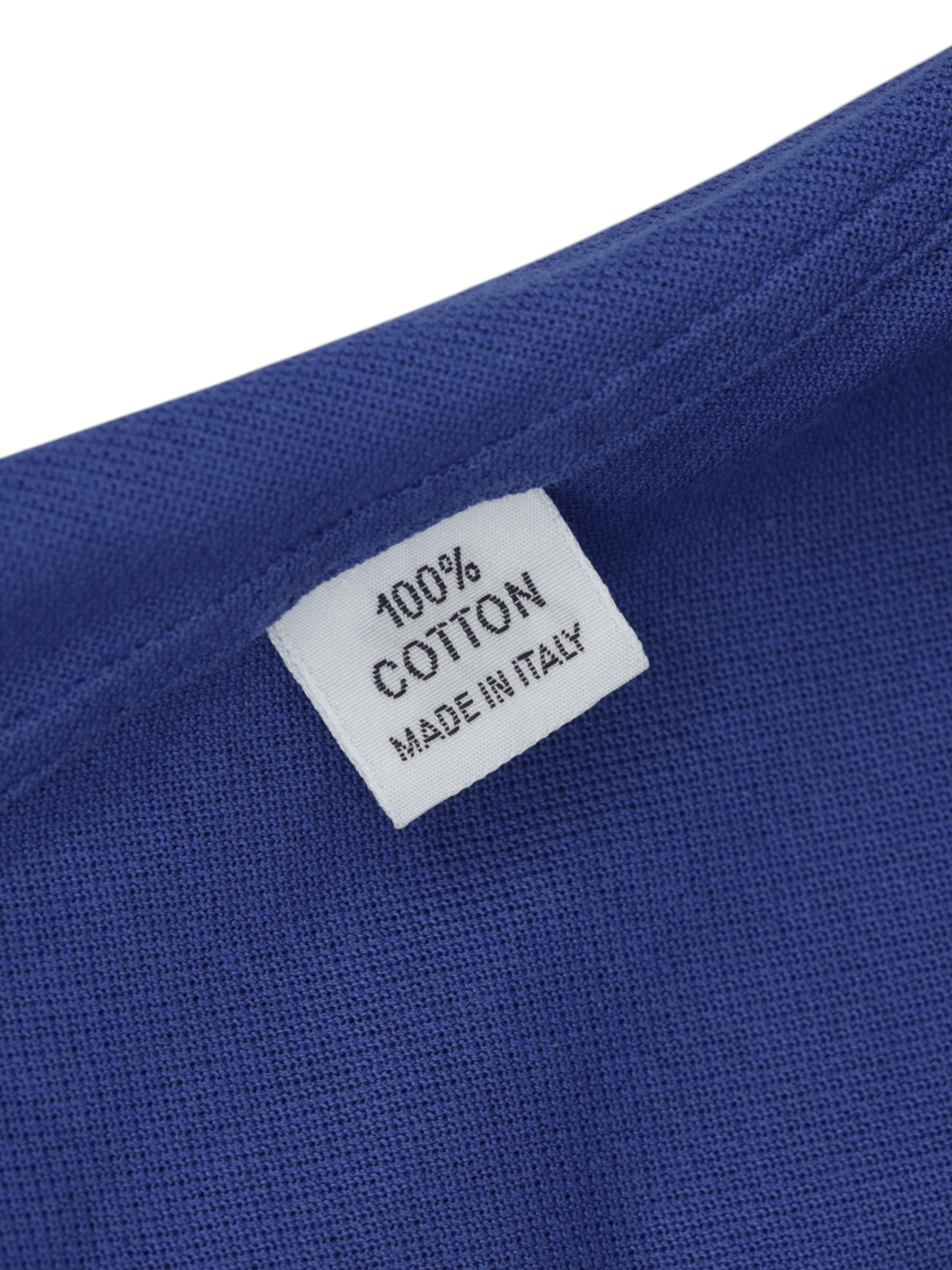 Fray Azure Blue Cotton Piqué Knitted Button-Down Shirt