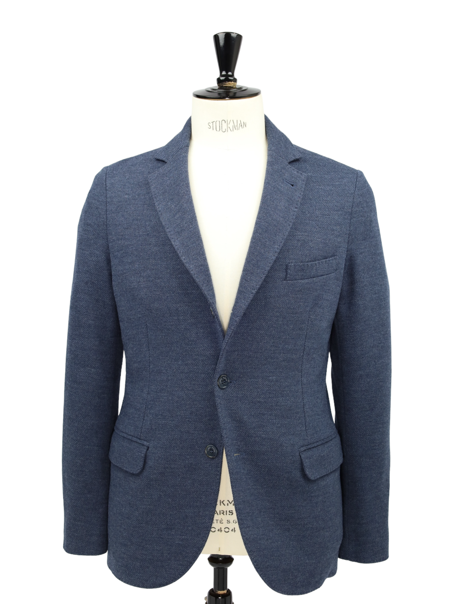 Loro Piana Denim Blue Twill Woollen Jacket