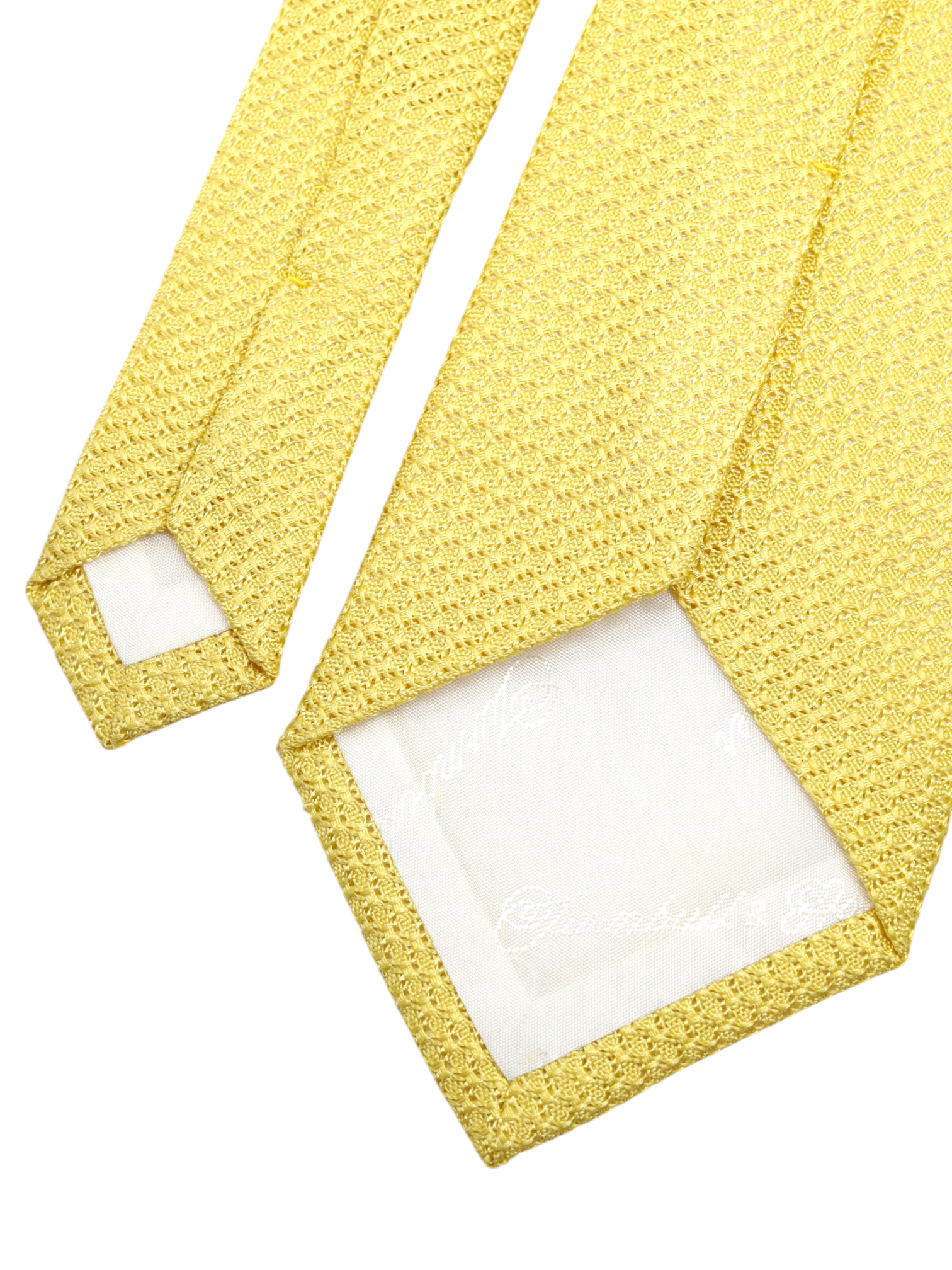 Turnbull & Asser Sunflower Yellow Silk Grenadine Tie