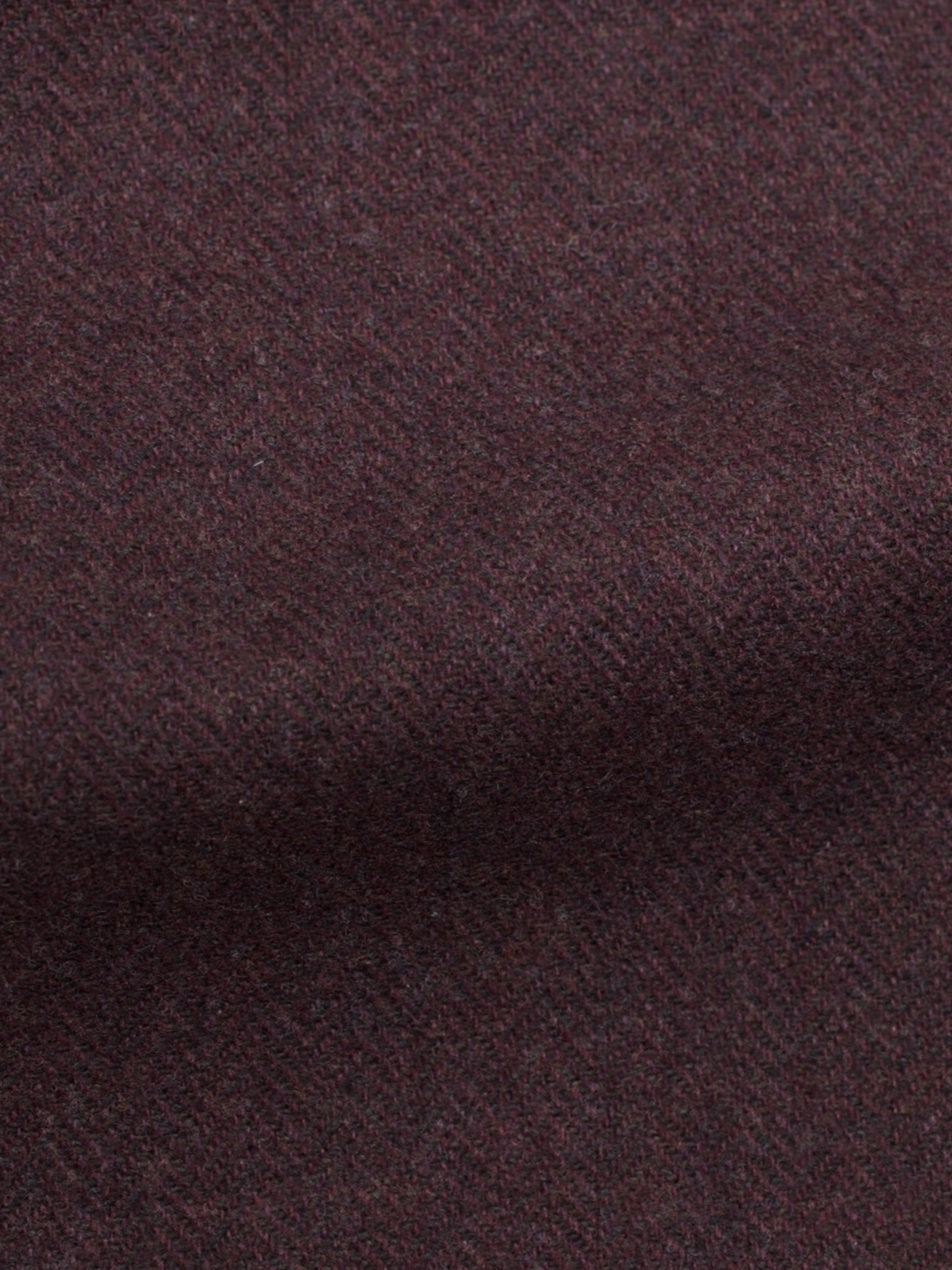 Corneliani Aubergine Brushed Wool & Cashmere Herringbone Jacket