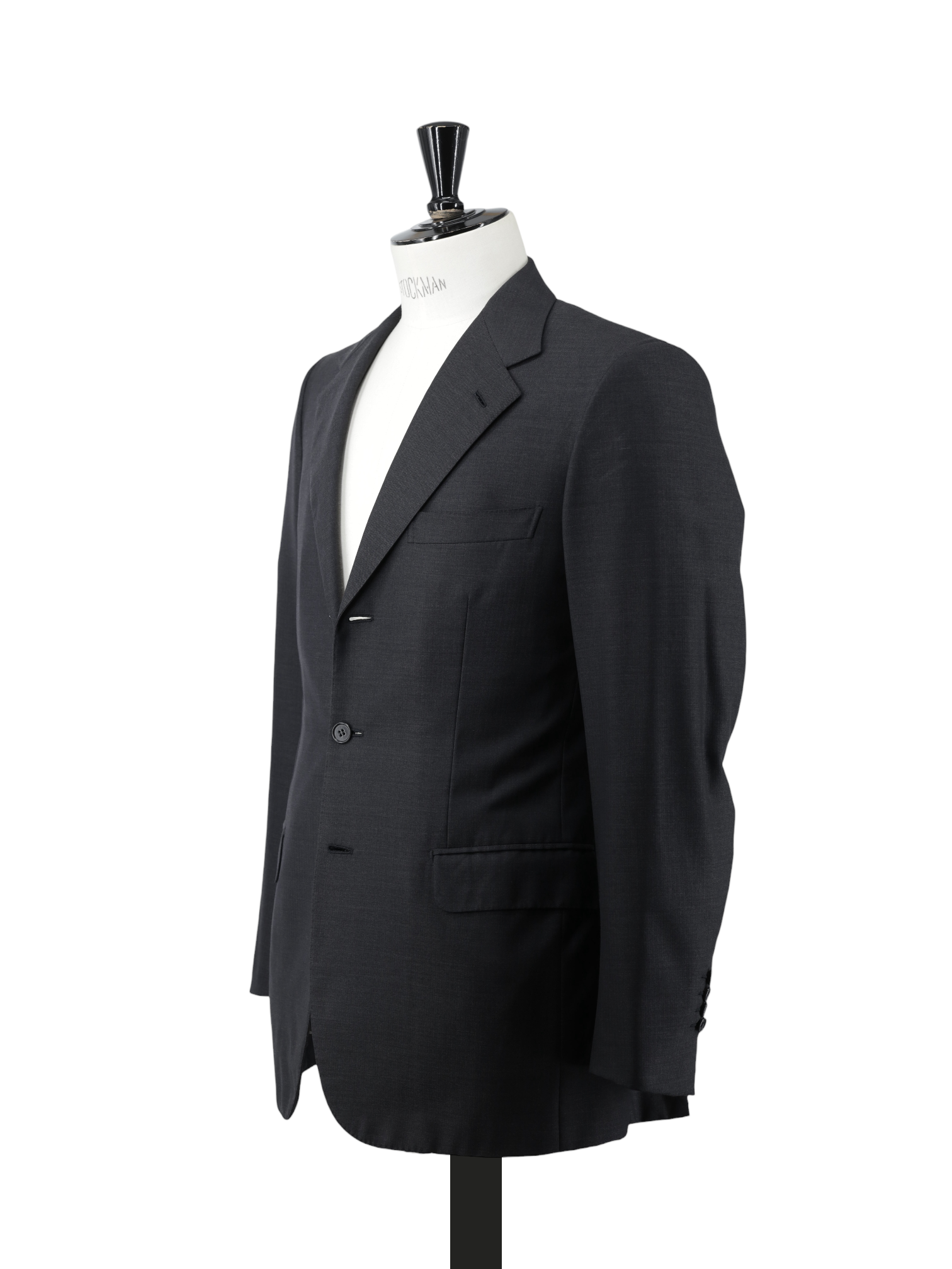 Brioni Dark Grey Fine-Wool Micro-Herringbone Palatino Suit