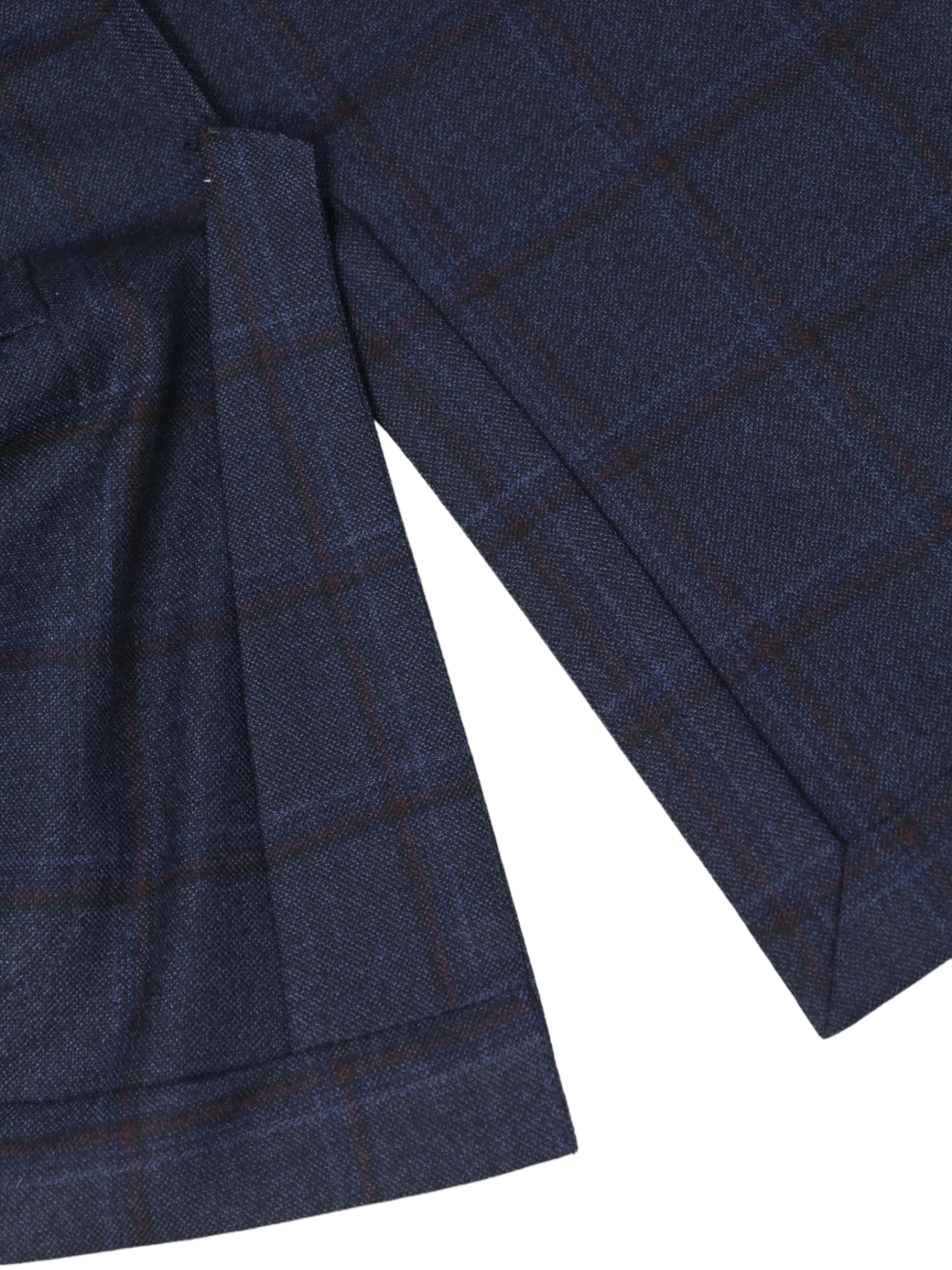 Caruso Blue Windowpane Flannel Jacket