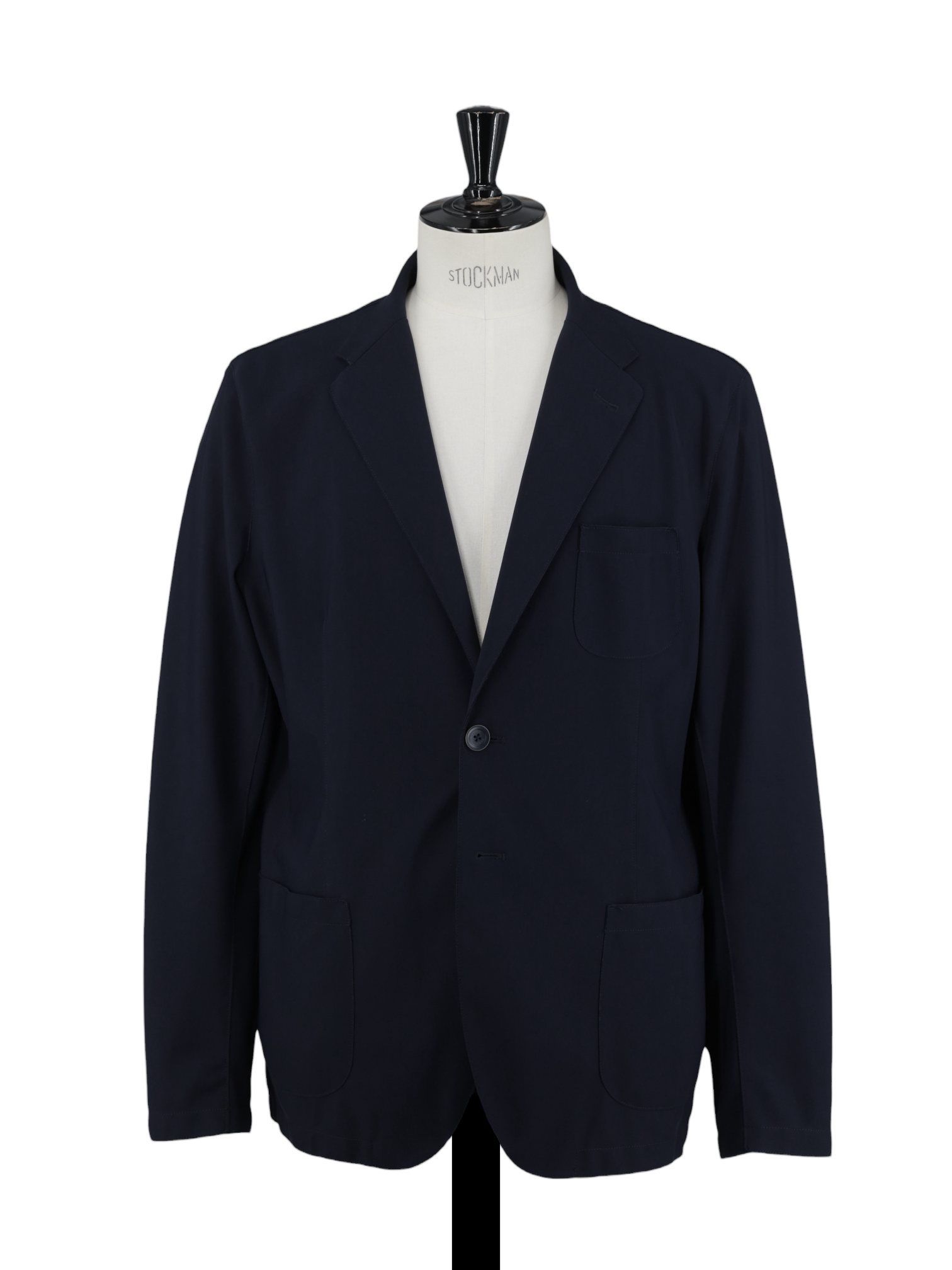 Herno Navy Stretch-Scuba Comfort Jacket