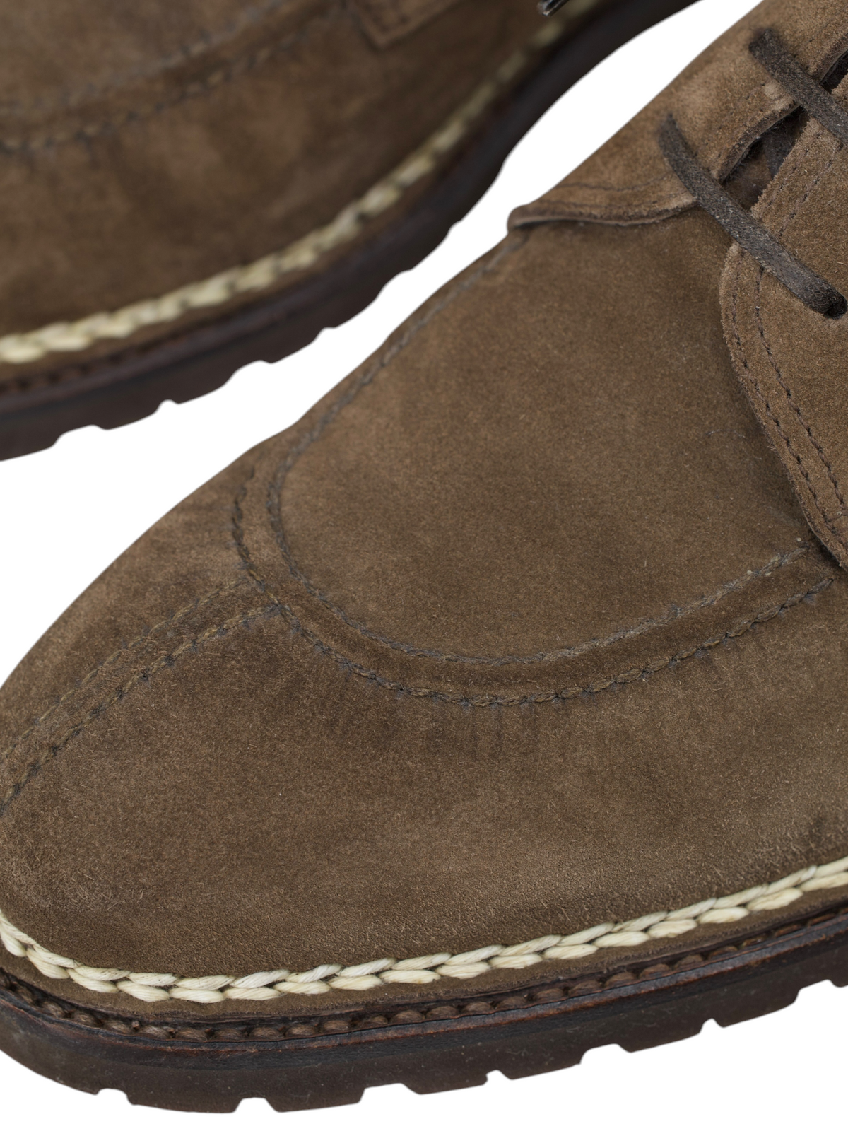 Bontoni Warm Taupe Suede & Castorino-Fur Lining Norvegese Desert Boots