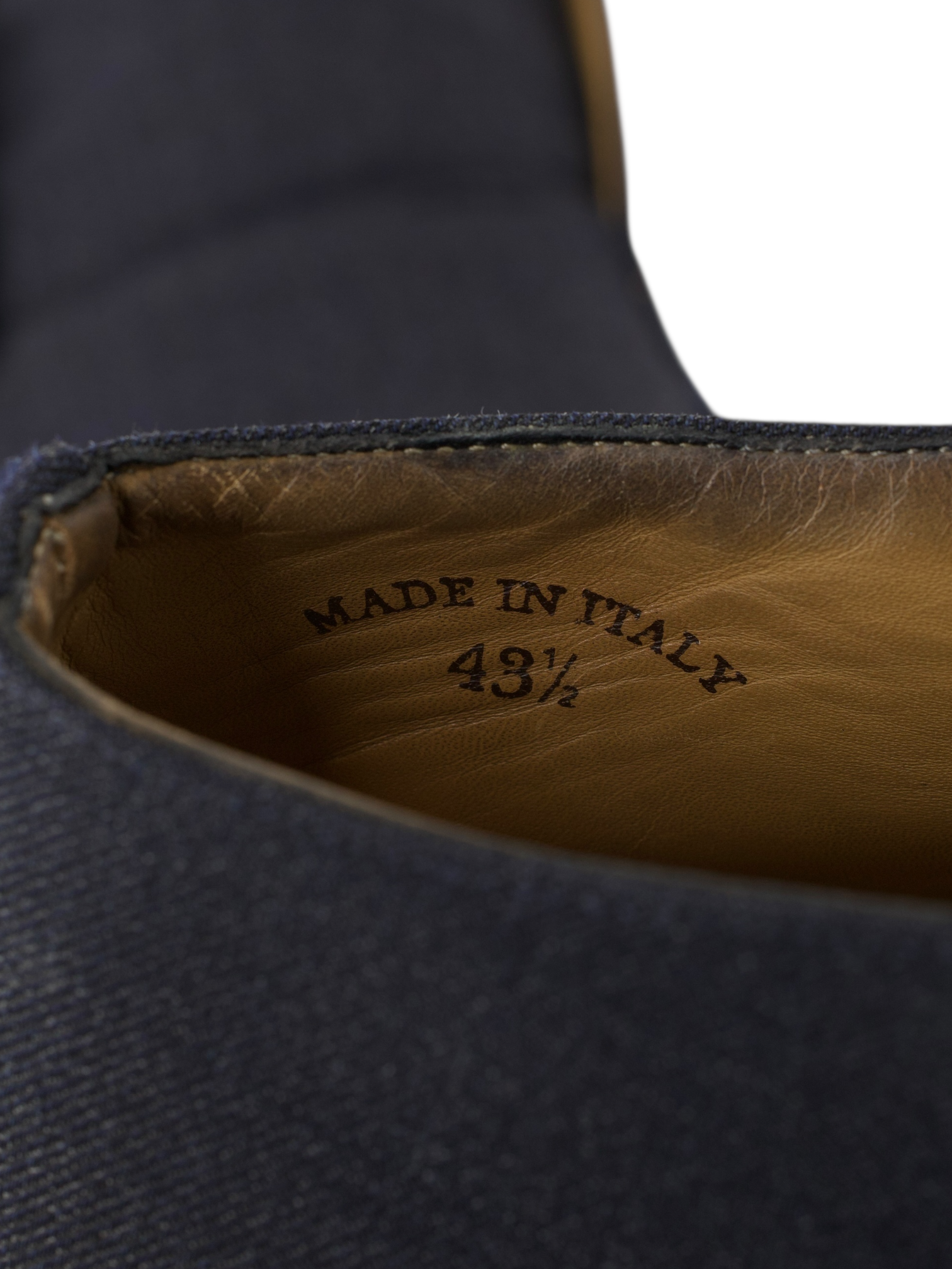 Loro Piana Navy Storm System® Open Walk Ankle Boot