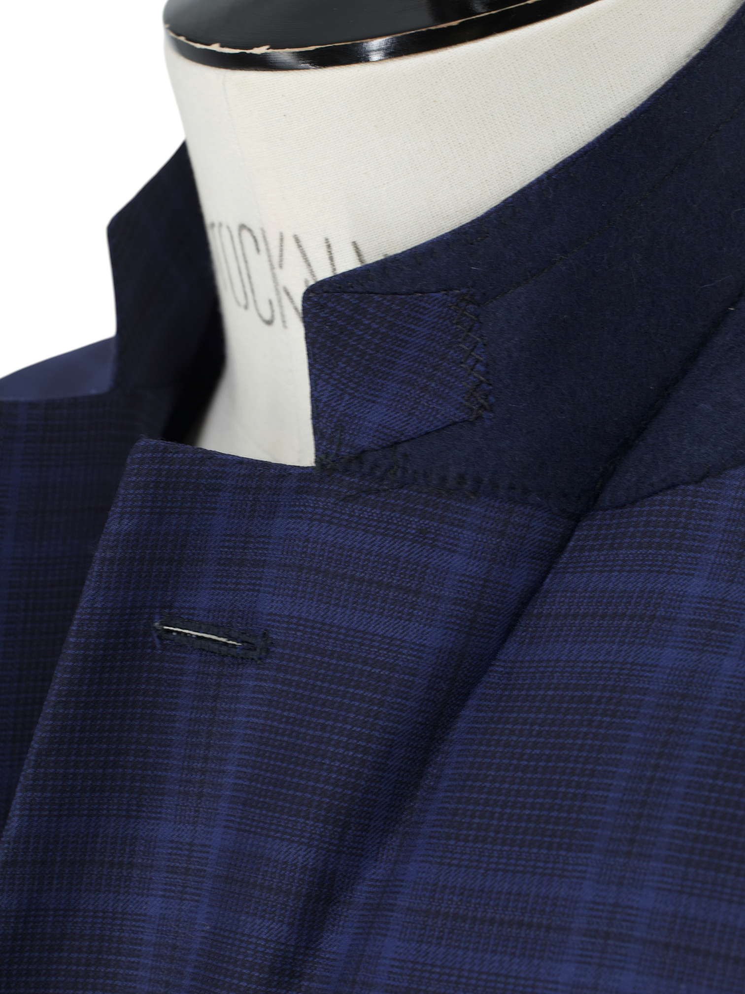 Brioni Dark Blue Fine-Wool Multi-Windowpane Brunico Suit