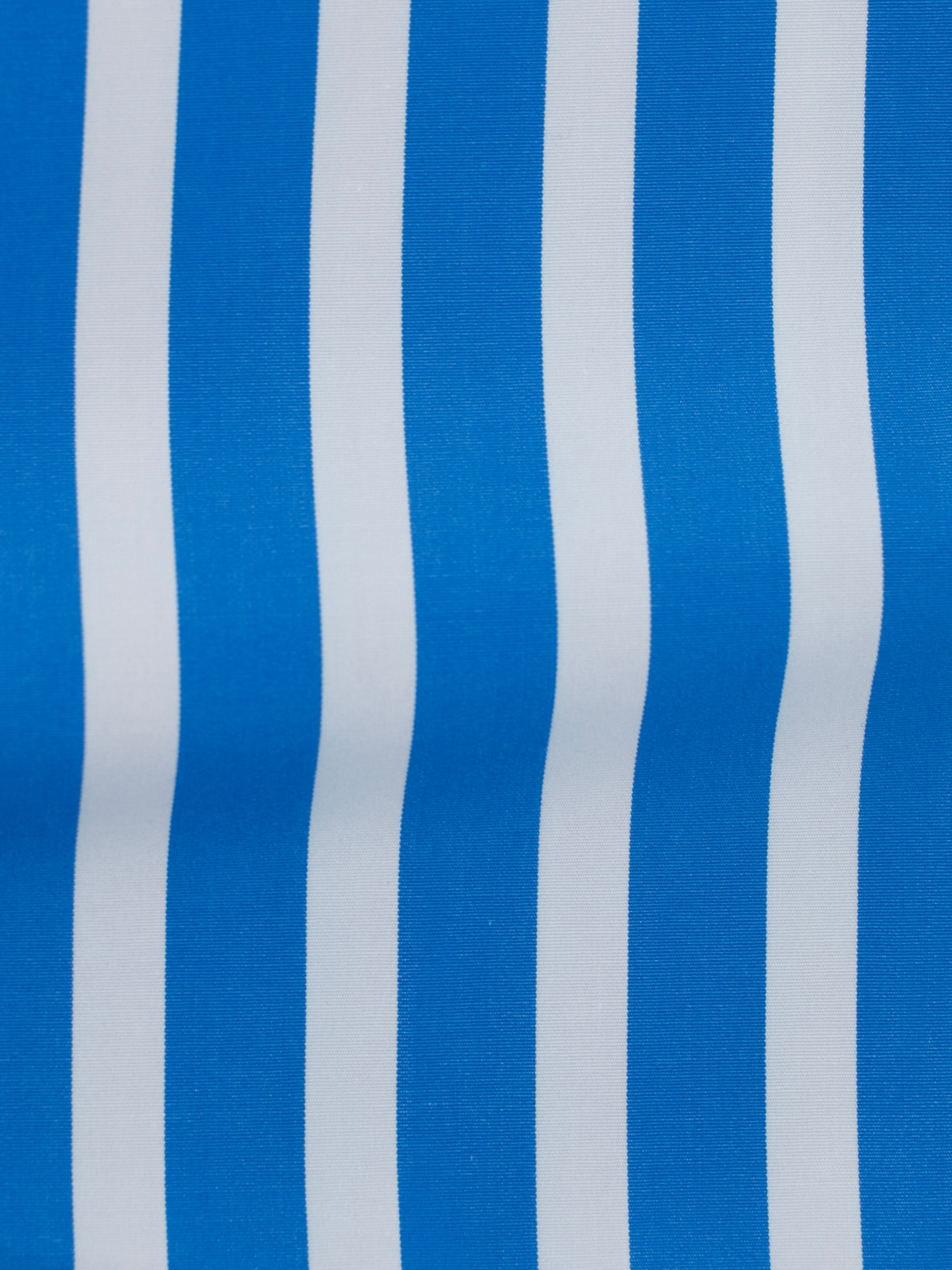 Finamore Sky Blue & White Cotton Bengal Stripe Shirt