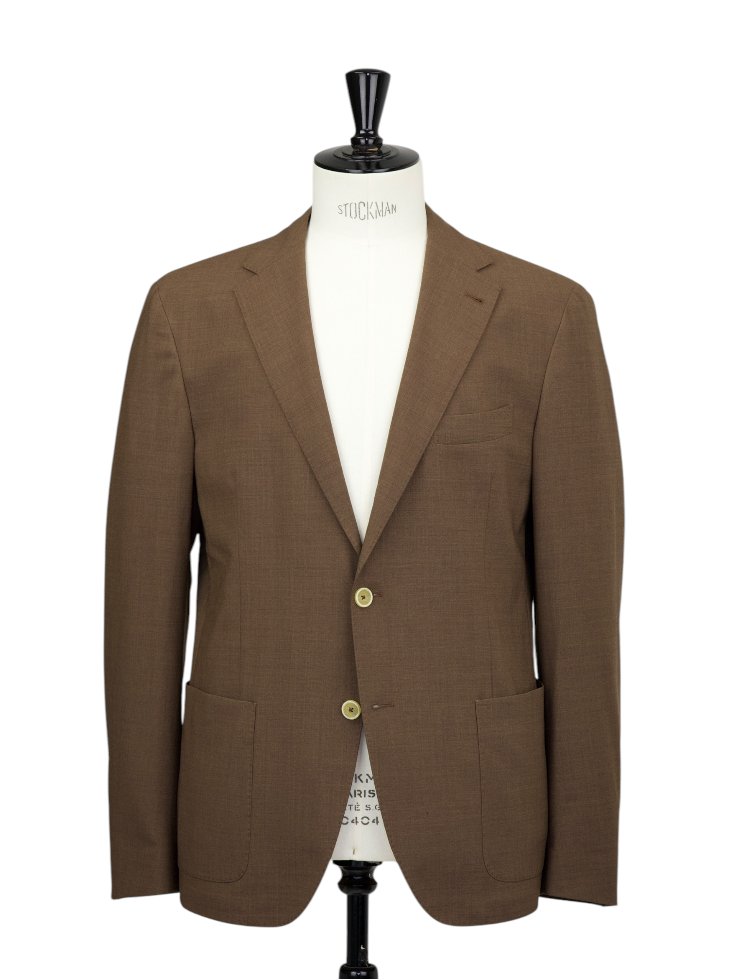 Eleventy Chocolate Brown Cool-Wool Summer Jacket