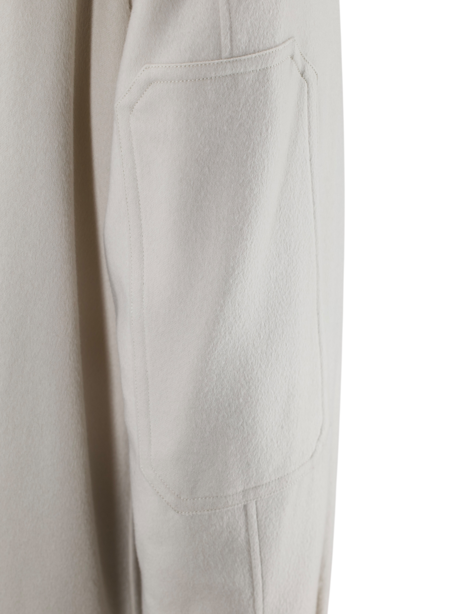 Ermenegildo Zegna White Oasi Cashmere Alba Overshirt