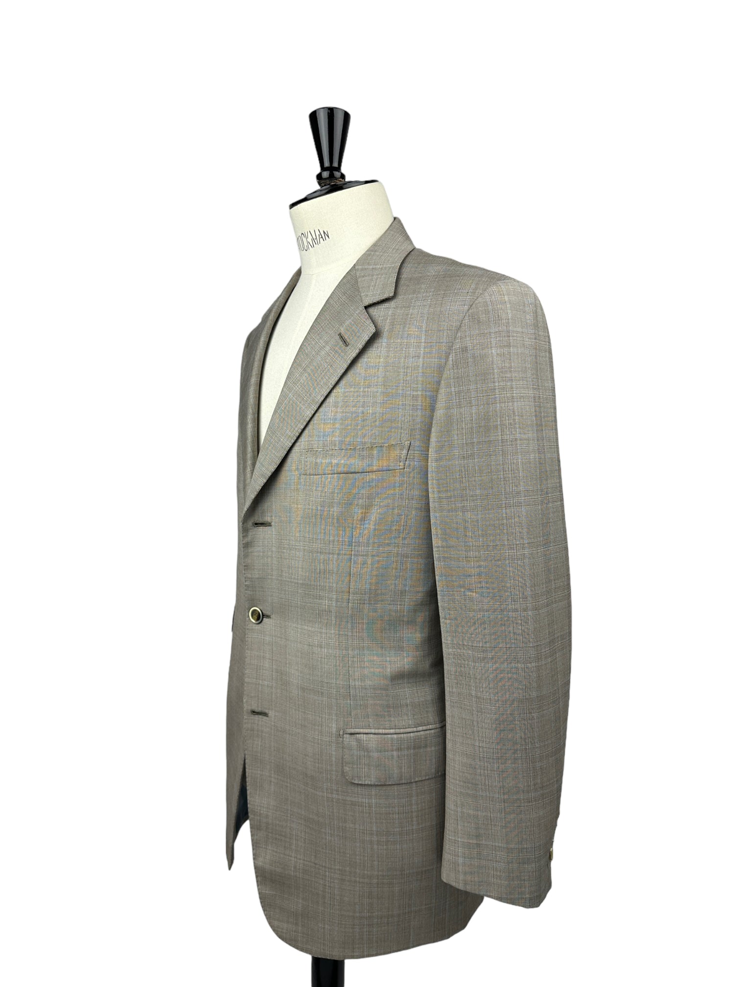Brioni Light Grey Nomentano Prince of Wales Suit