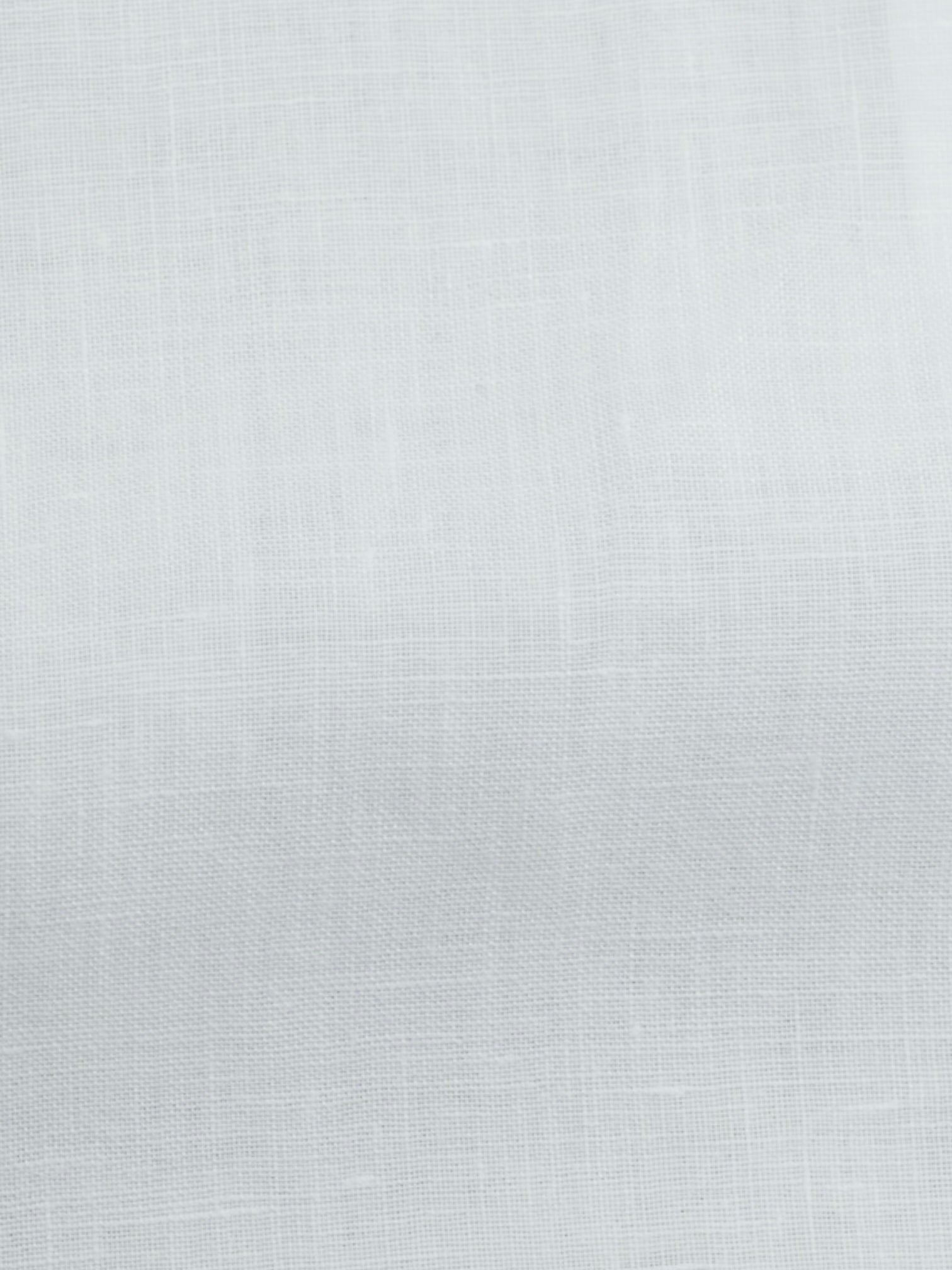 Cesare Attolini White Pure-Linen Handmade Summer Shirt