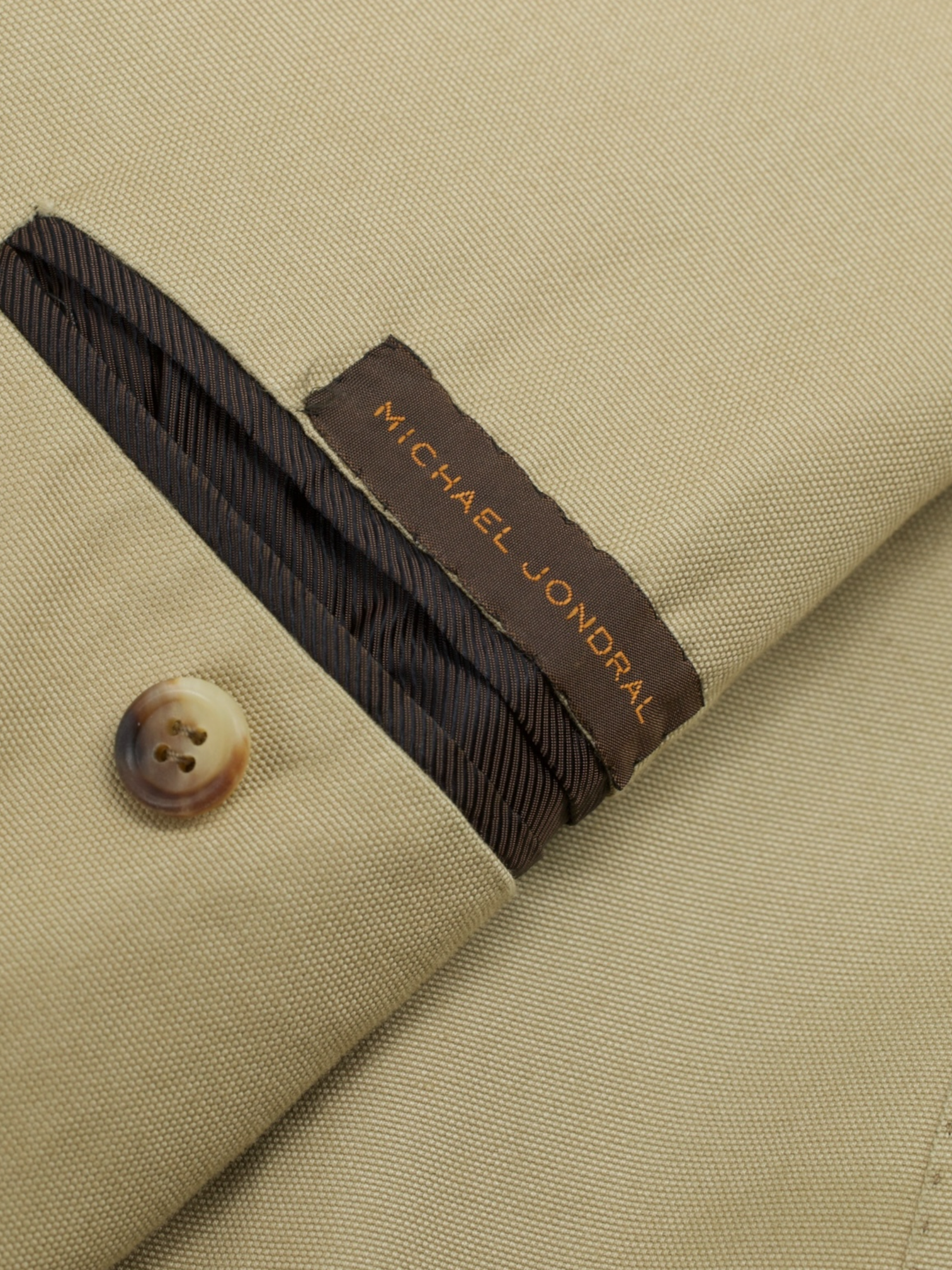 Orazio Luciano Beige Pure-Cotton Sartorial-Safari Jacket