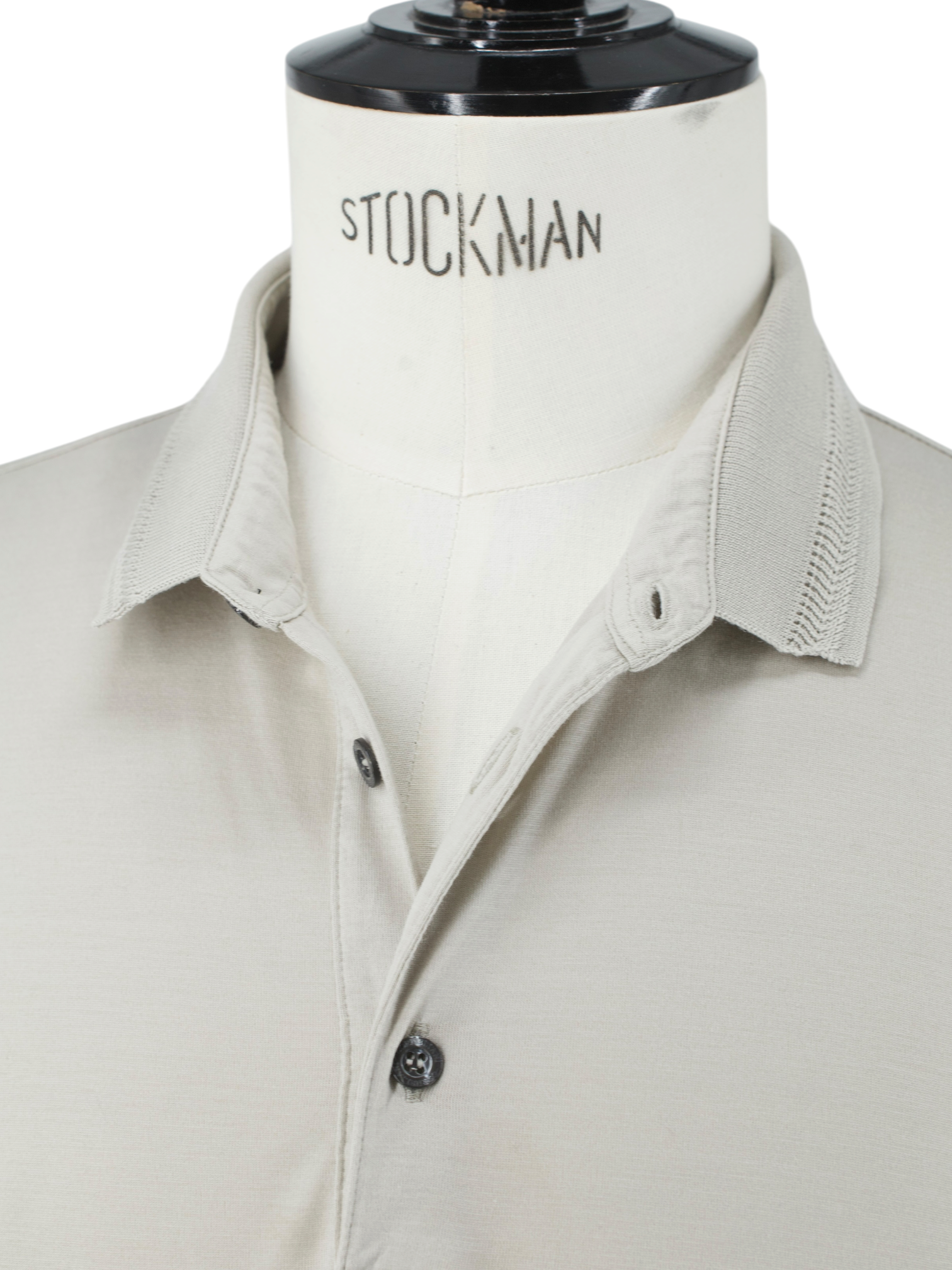 Corneliani Taupe Mercerized-Cotton Jersey Polo