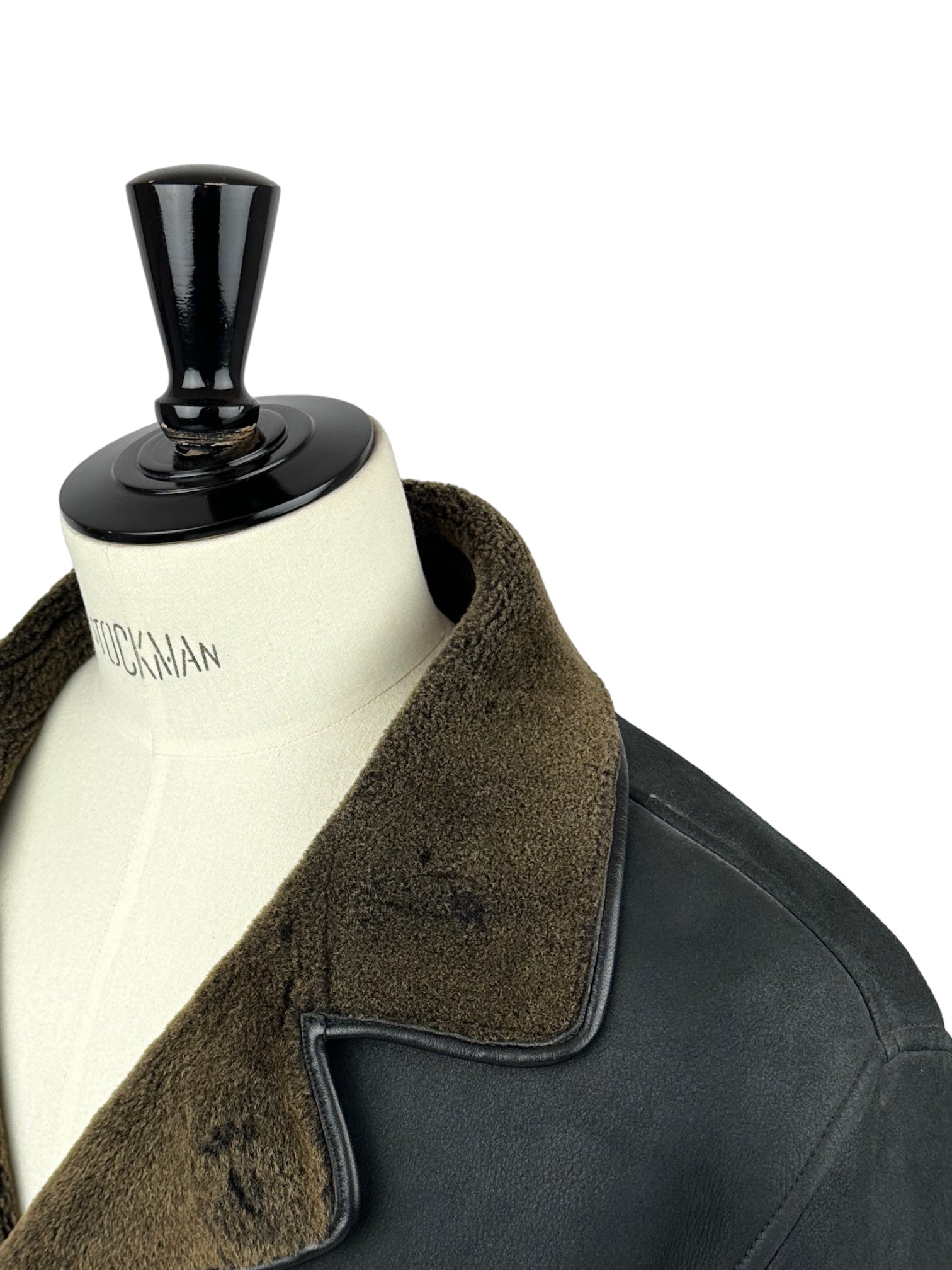 Ermenegildo Zegna Leather Shearling Coat