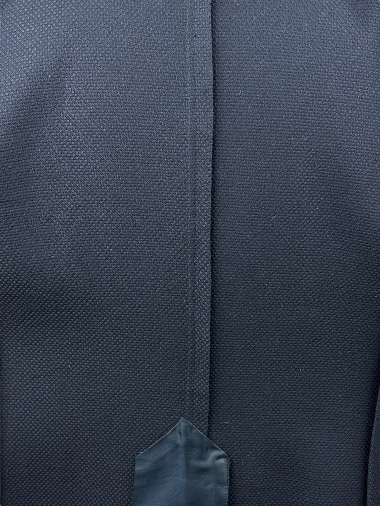 Tom Ford Navy Silk & Wool Hopsack Jacket