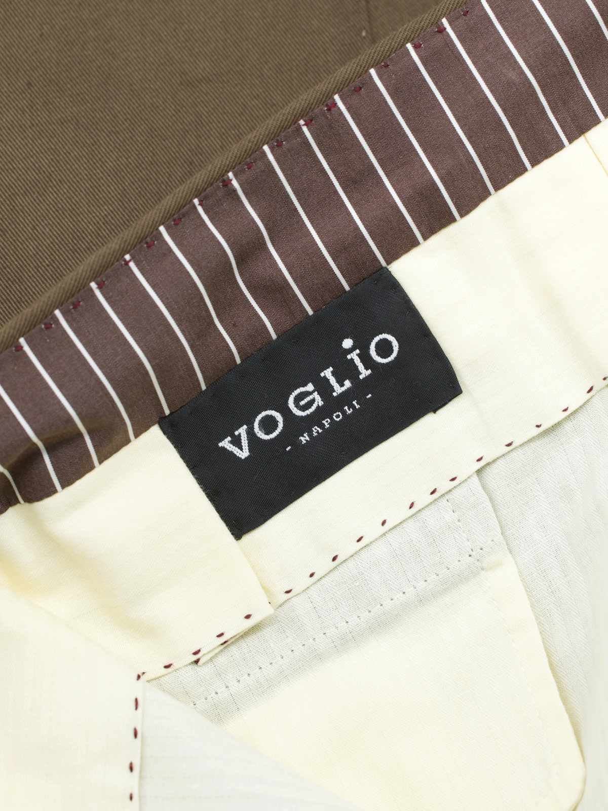 Sartoria Voglio Dark Khaki Cotton-Twill Sartorial Gurkha Trousers