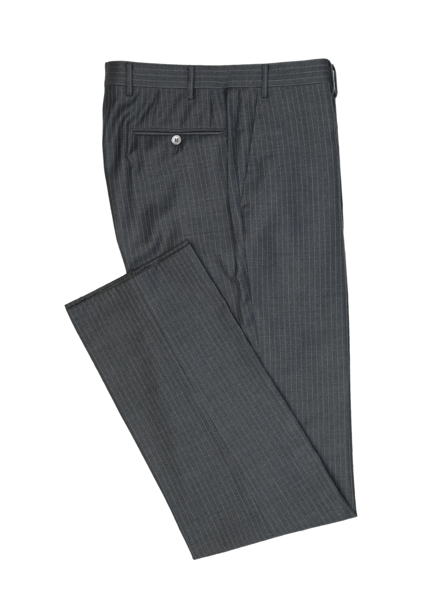 Corneliani Grey Super 110's Pinstripe Suit
