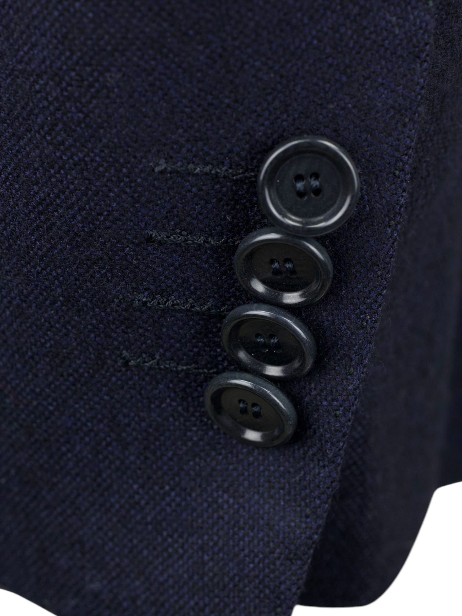 Cesare Attolini Navy Plushy Wool & Cashmere Jacket