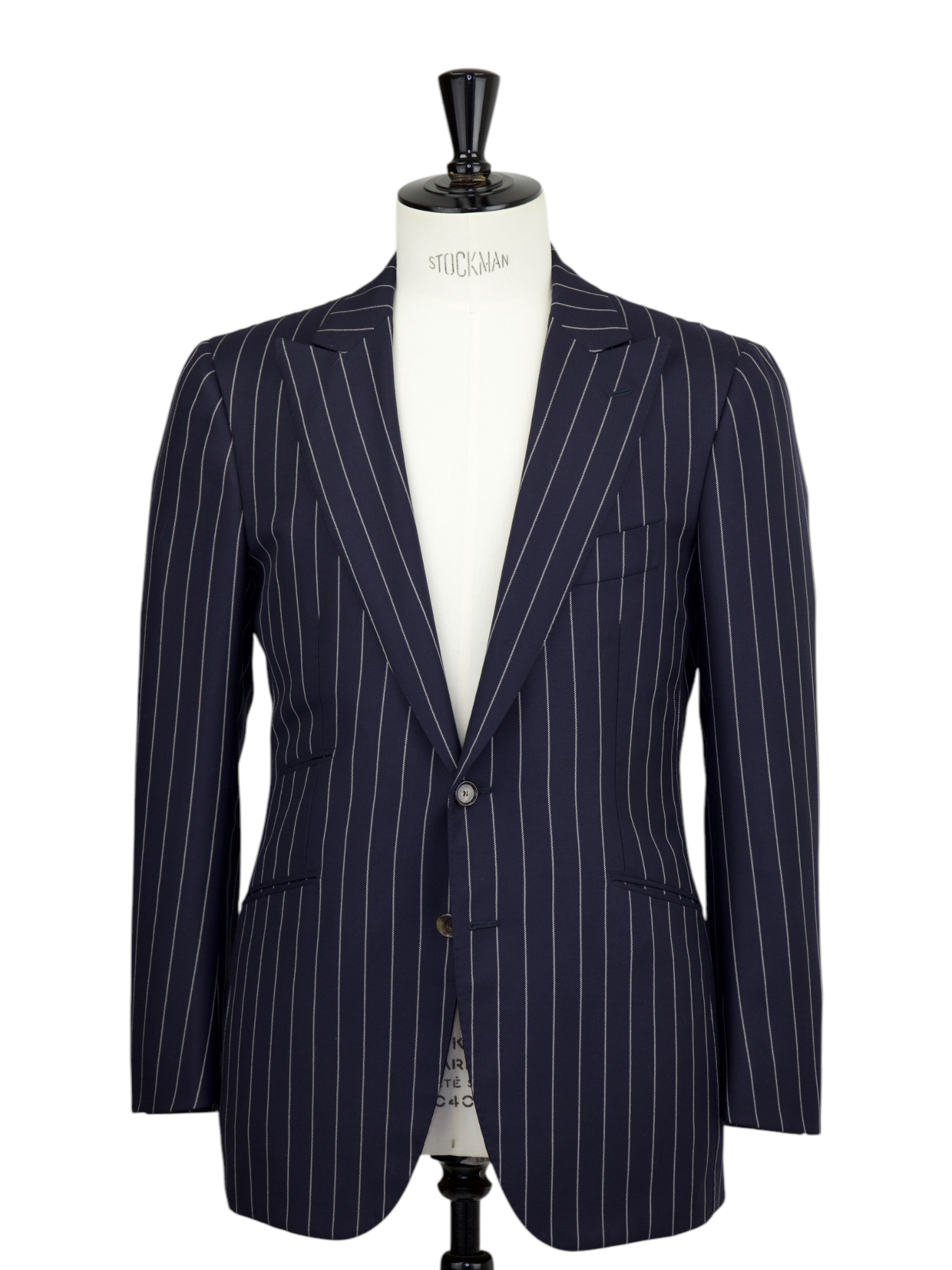 Cesare Attolini Blue Chalk Stripe Suit