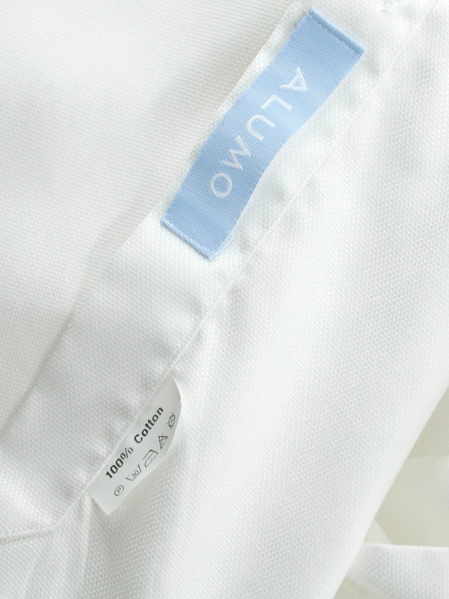 Finamore White Cotton Pinpoint Barrel-Cuff Shirt