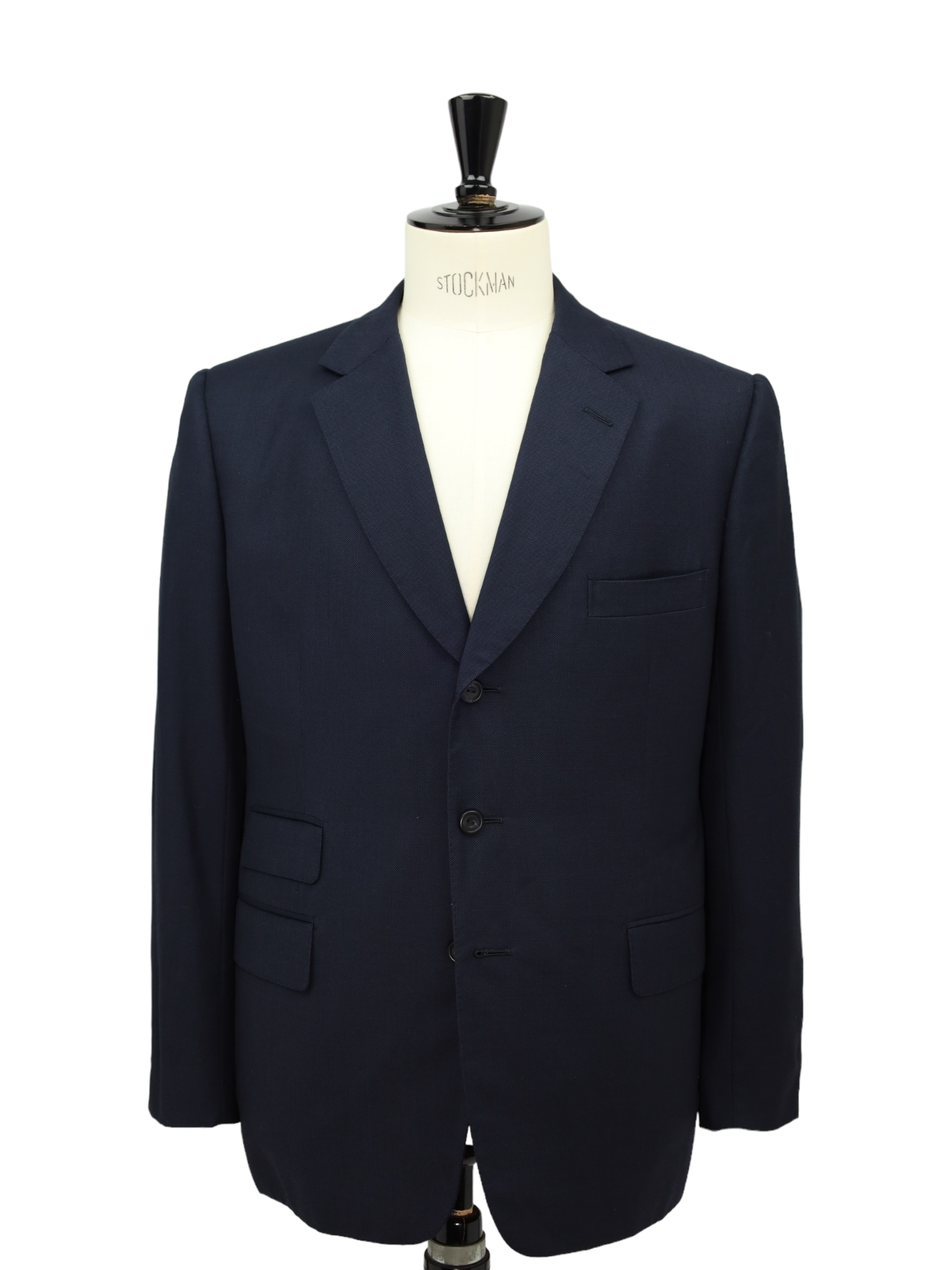 Henry Poole Navy Bespoke Birdseye Suit