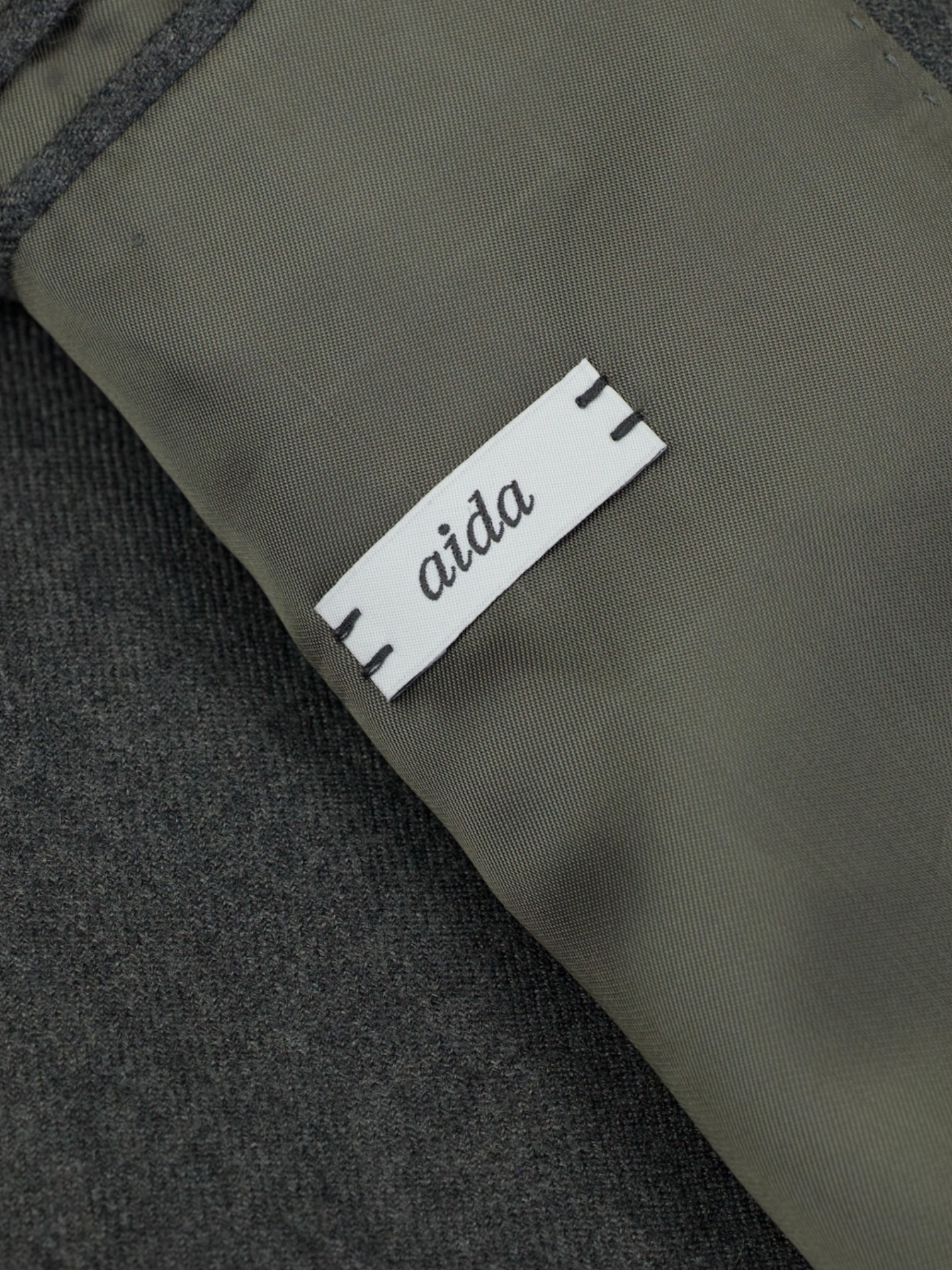 Caruso Grey Pure Plushy-Cashmere Twill Aida Jacket
