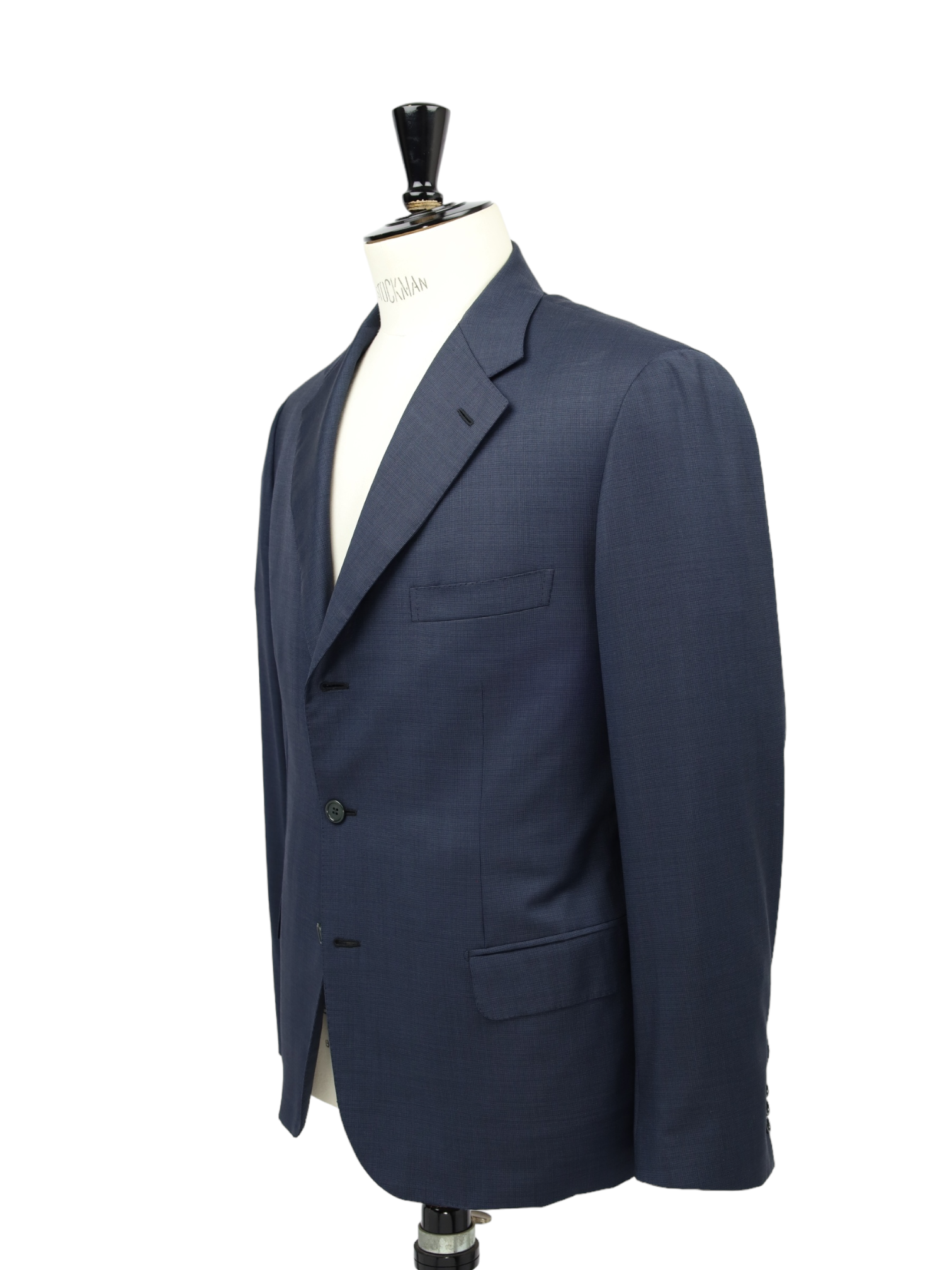 Brioni Navy Super 160's Micro-Pattern Parlamento Suit