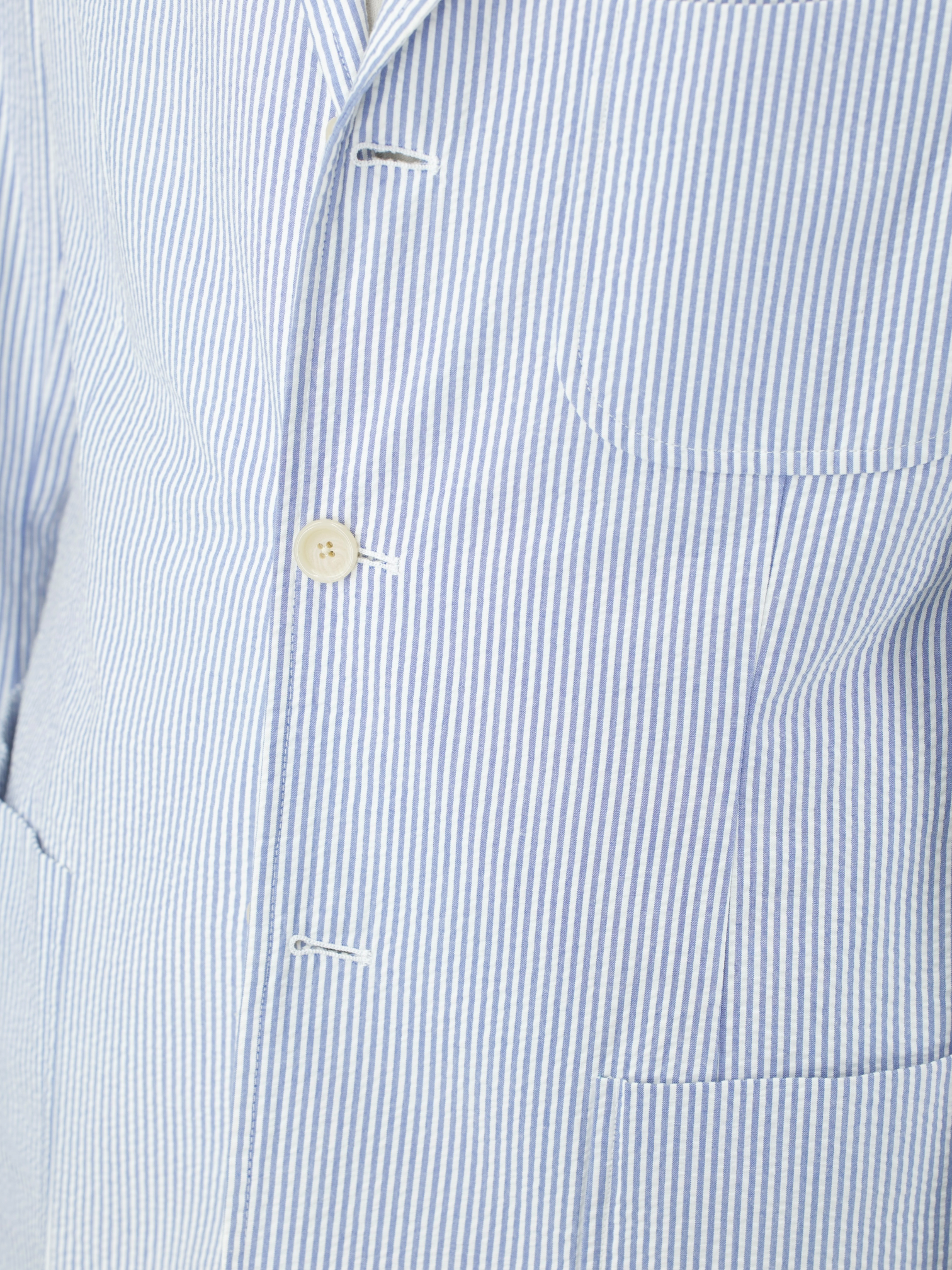 Ralph Lauren Light Blue & White Classic Pinstripe Seersucker Suit