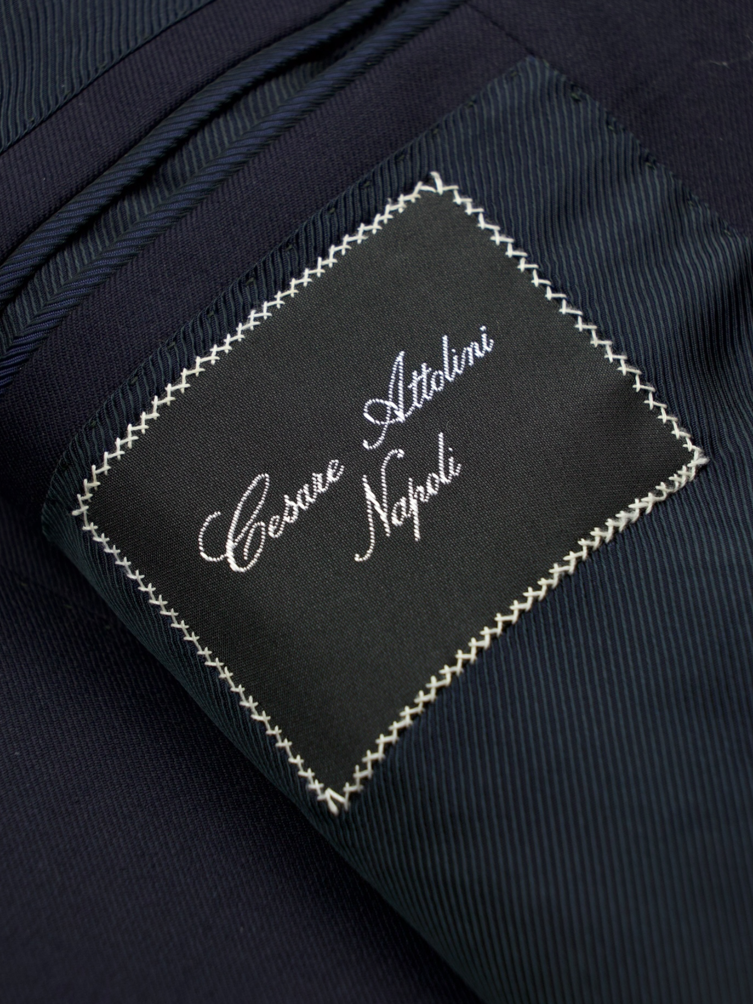 Cesare Attolini Navy Fine-Wool Formal Twill Jacket