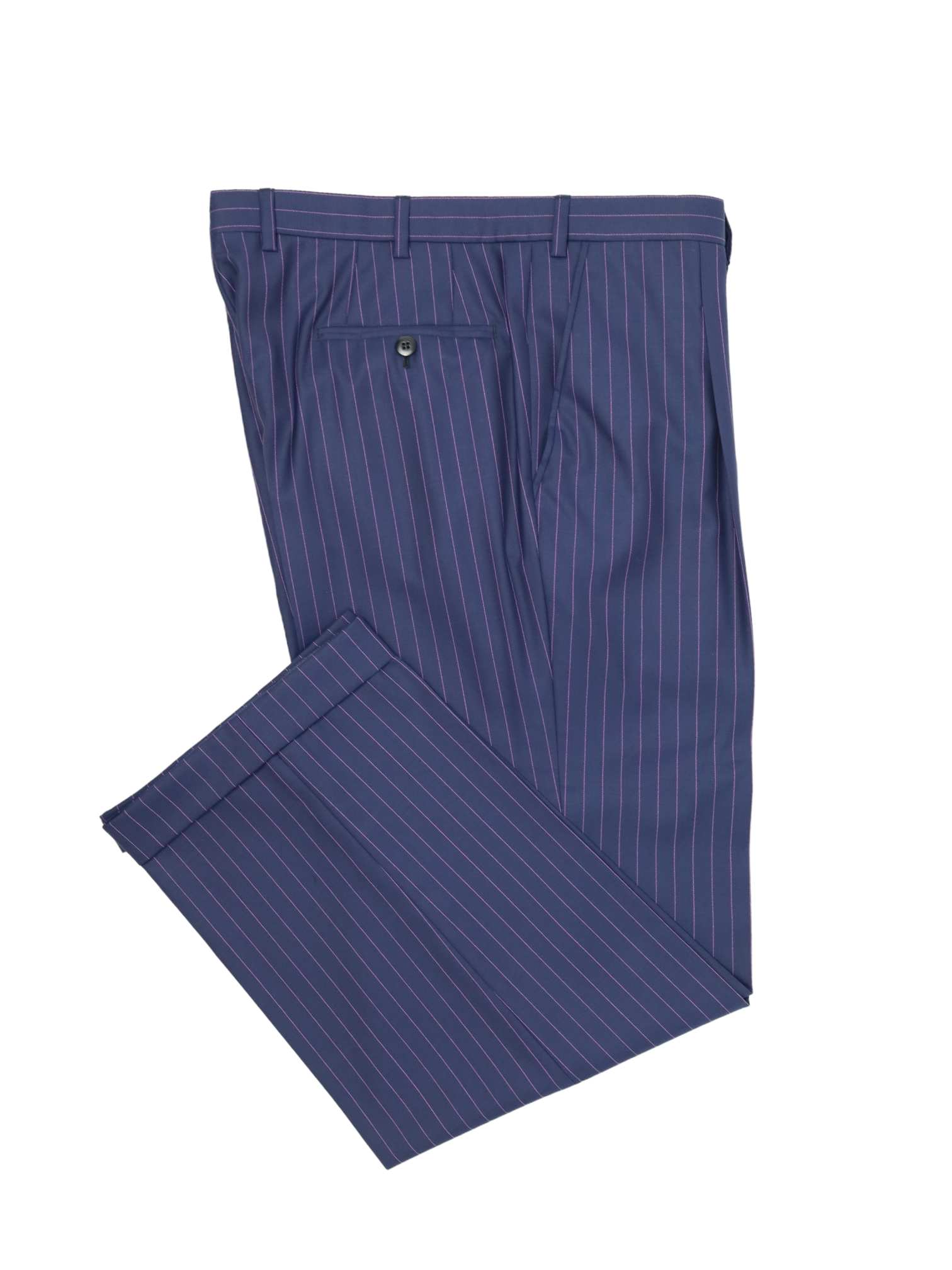 Brioni Blue Super 150's Pinstripe Parlamento Suit