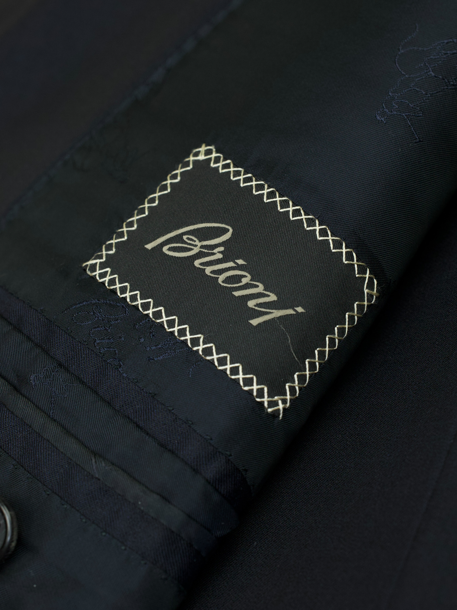 Brioni Navy Fine-Wool Blazer Palatino Jacket