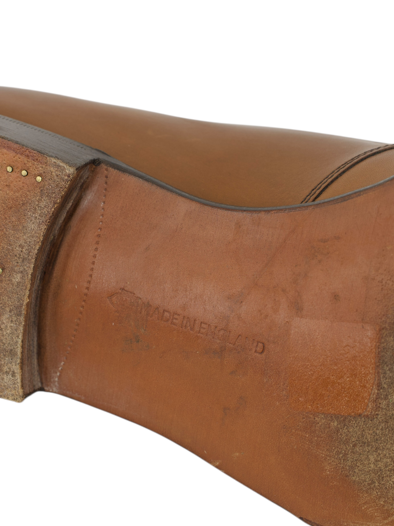 Edward Green Cognac Brown Ealing Calfleather Single Monk Shoes