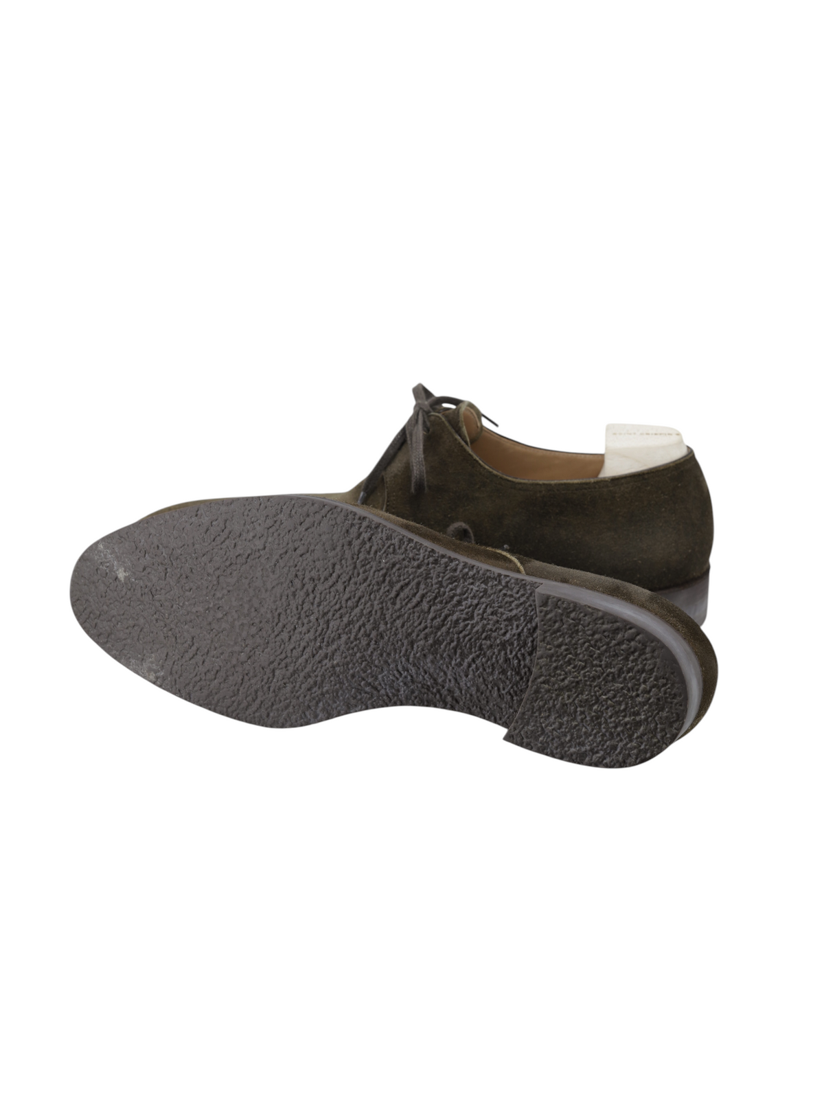 Saint Crispin's Olive Drab Suede Two-Eyelets "118" Derby