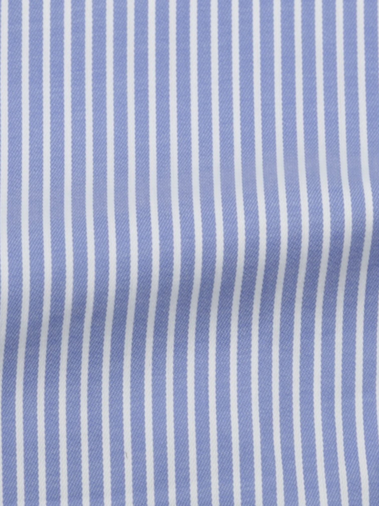 Finamore Blue & White Cotton Pinstripe Eduardo Shirt
